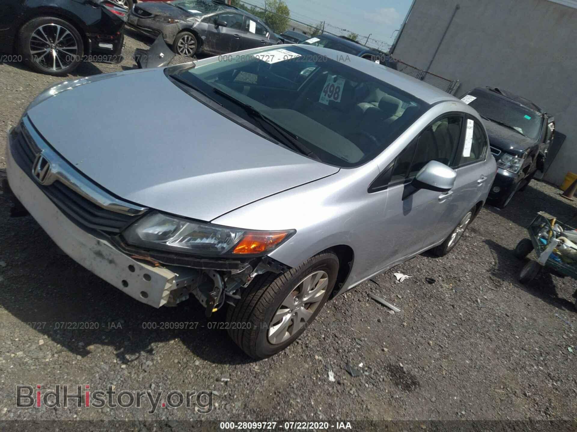 2012 HONDA CIVIC SDN - VIN: 2HGFB2F59CH315979 - Фото 2