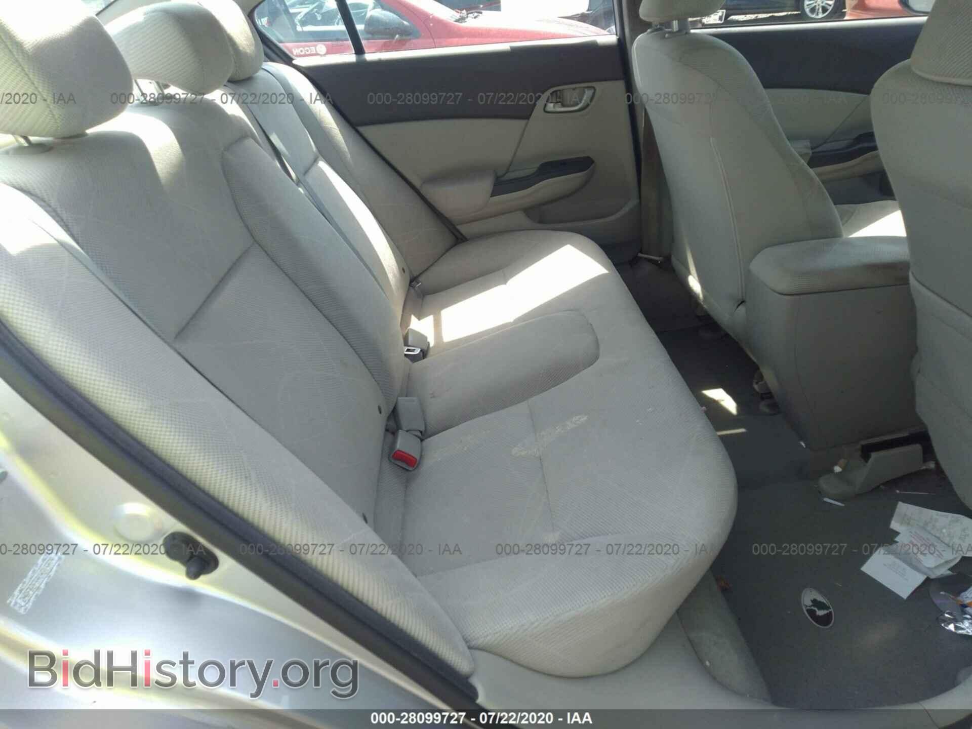 2012 HONDA CIVIC SDN - VIN: 2HGFB2F59CH315979 - Фото 8