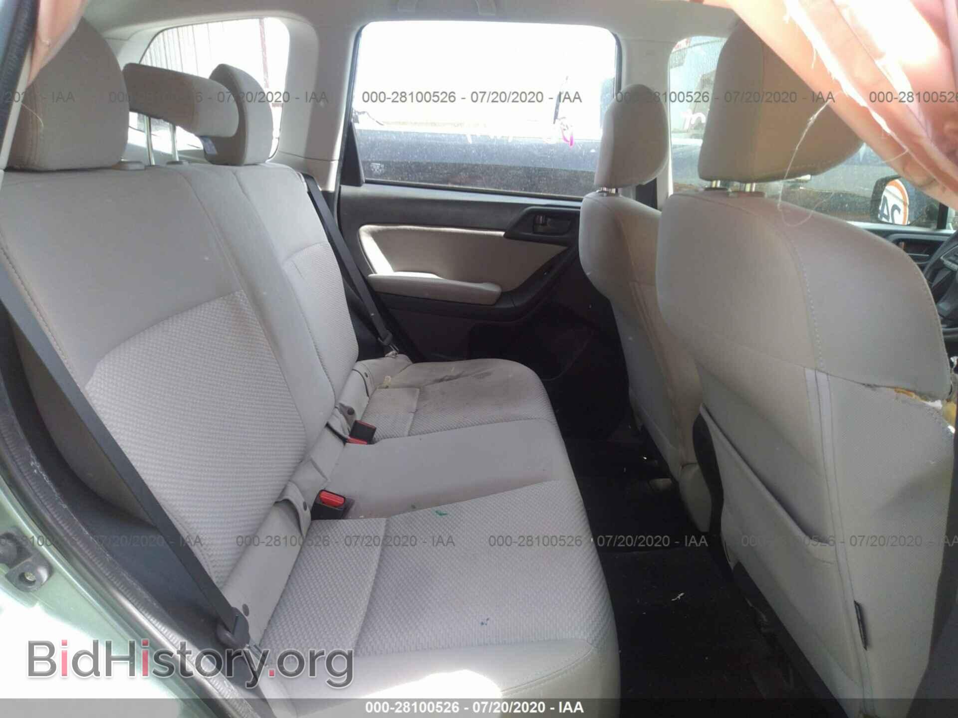 2016 SUBARU FORESTER - VIN: JF2SJABC9GH493693 - Фото 8