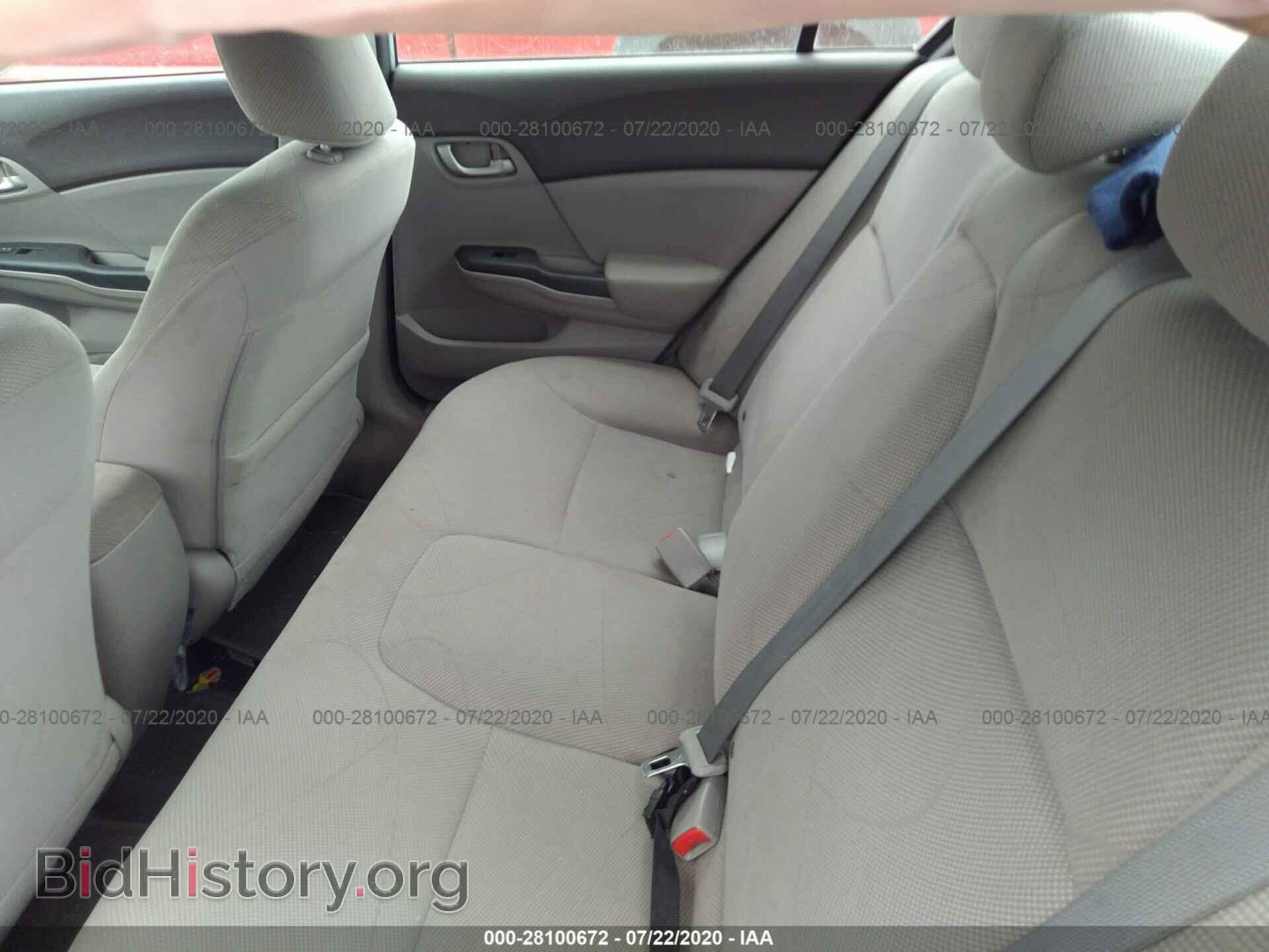 2012 HONDA CIVIC SDN - VIN: 2HGFB2F52CH574104 - Фото 8