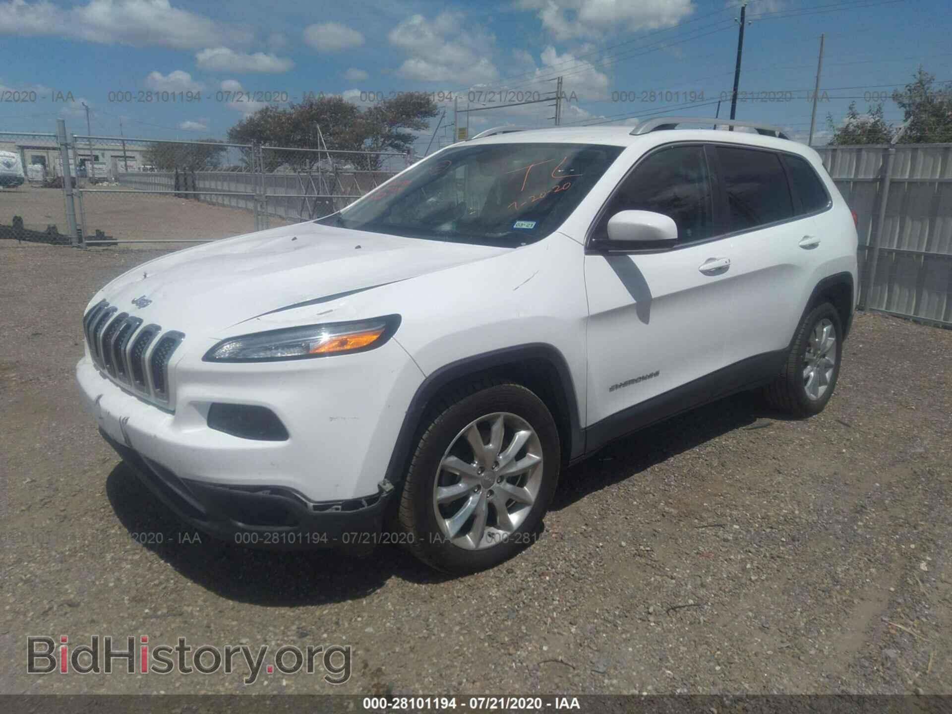 2016 JEEP CHEROKEE - VIN: 1C4PJLDB2GW249559 - Фото 2