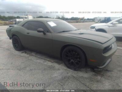 2013 Dodge CHALLENGER SXT, зеленый — VIN 2C3CDYAG7DH675149, IAAI