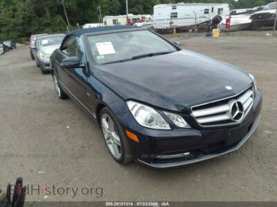 2012 Mercedes-Benz E-CLASS, синий — VIN WDDKK5KF5CF142241, IAAI