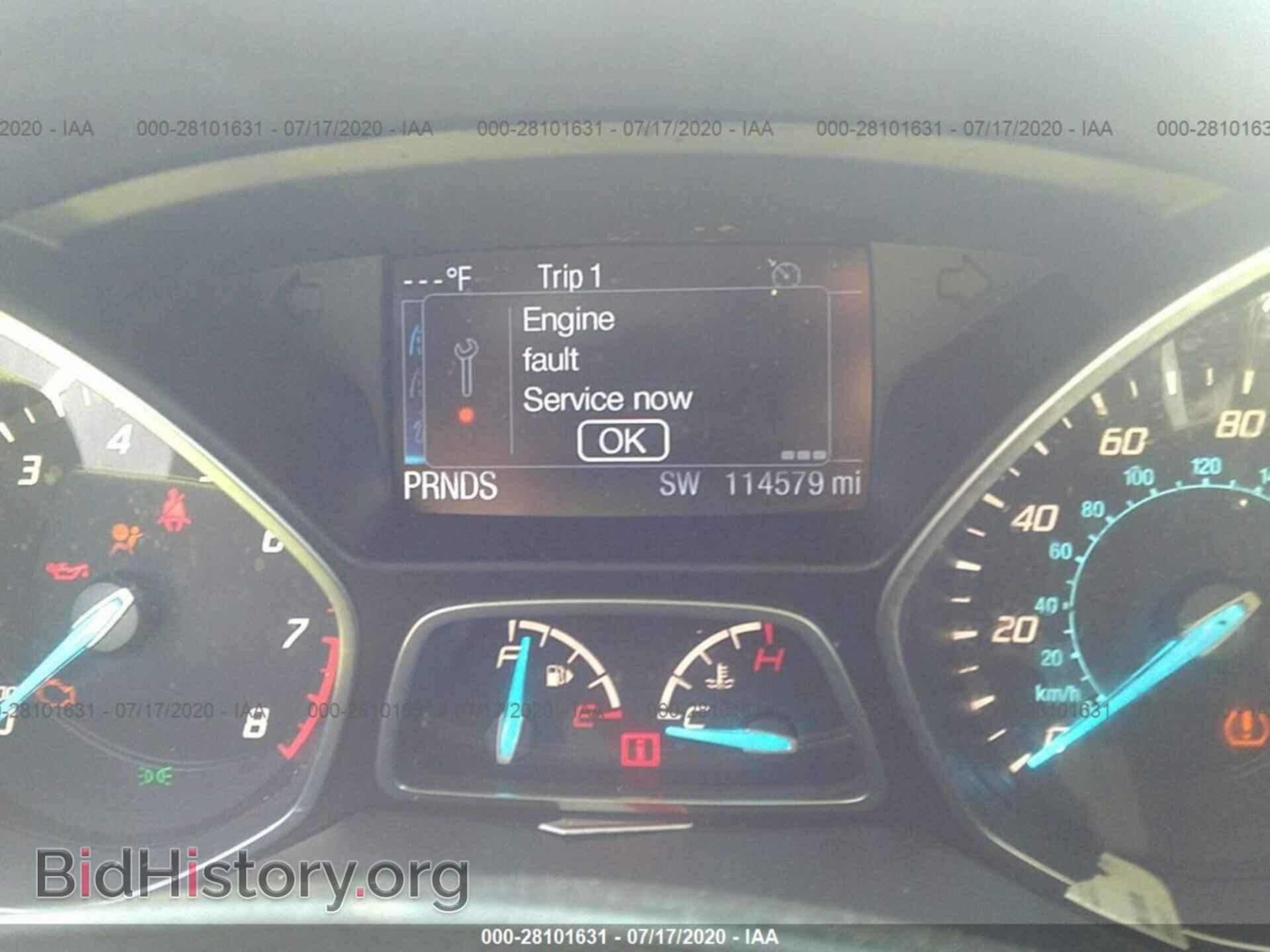 2014 FORD ESCAPE - VIN: 1FMCU0G92EUE09179 - Фото 7