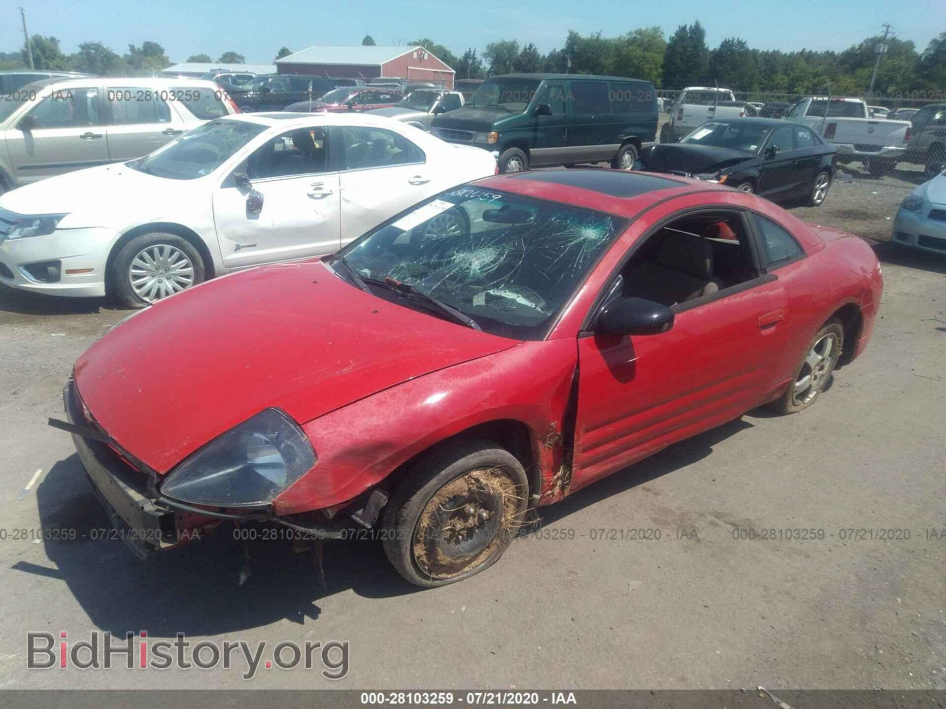 2003 MITSUBISHI ECLIPSE - VIN: 4A3AC44G83E059182 - Фото 2