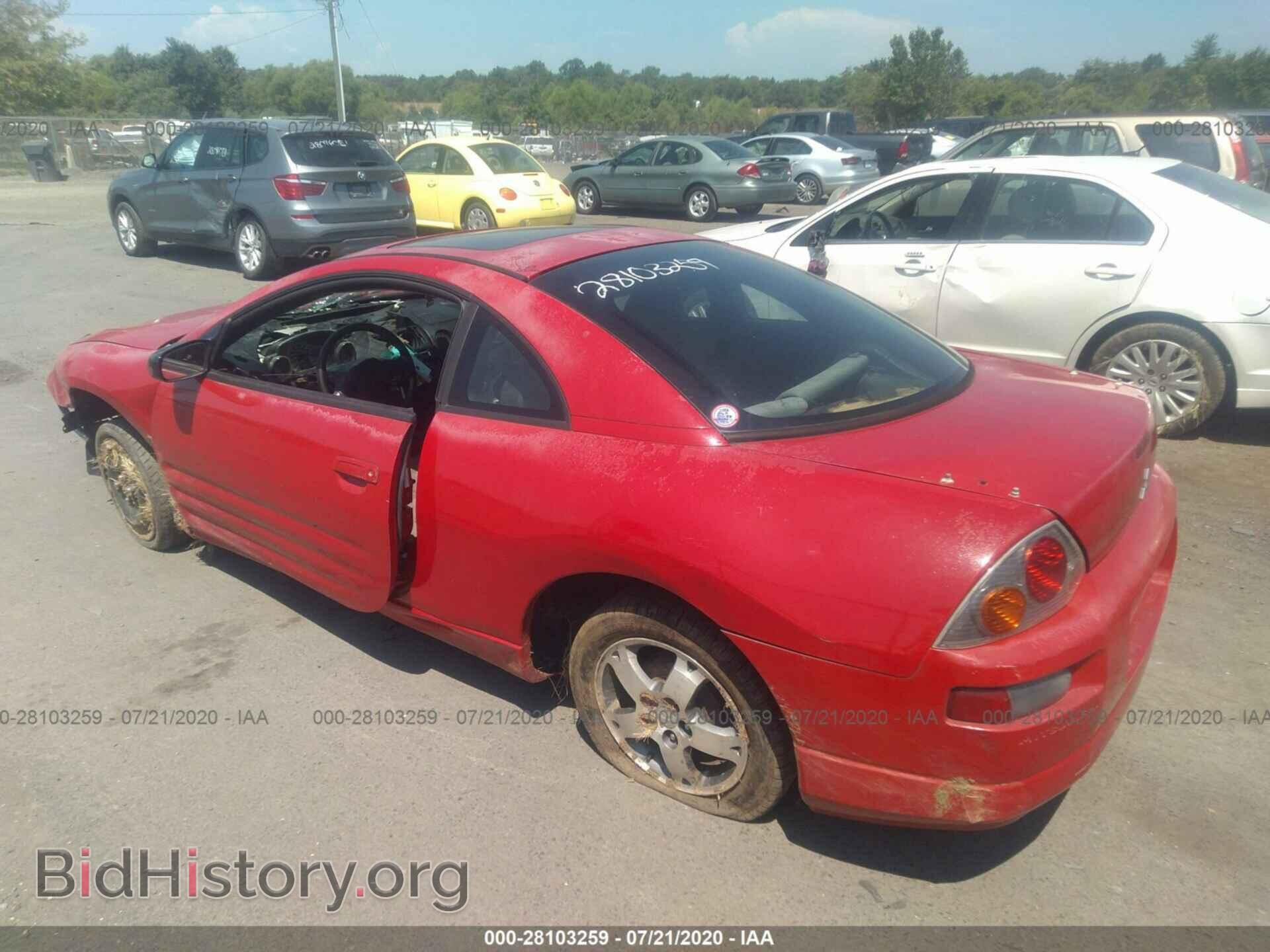 2003 MITSUBISHI ECLIPSE - VIN: 4A3AC44G83E059182 - Фото 3