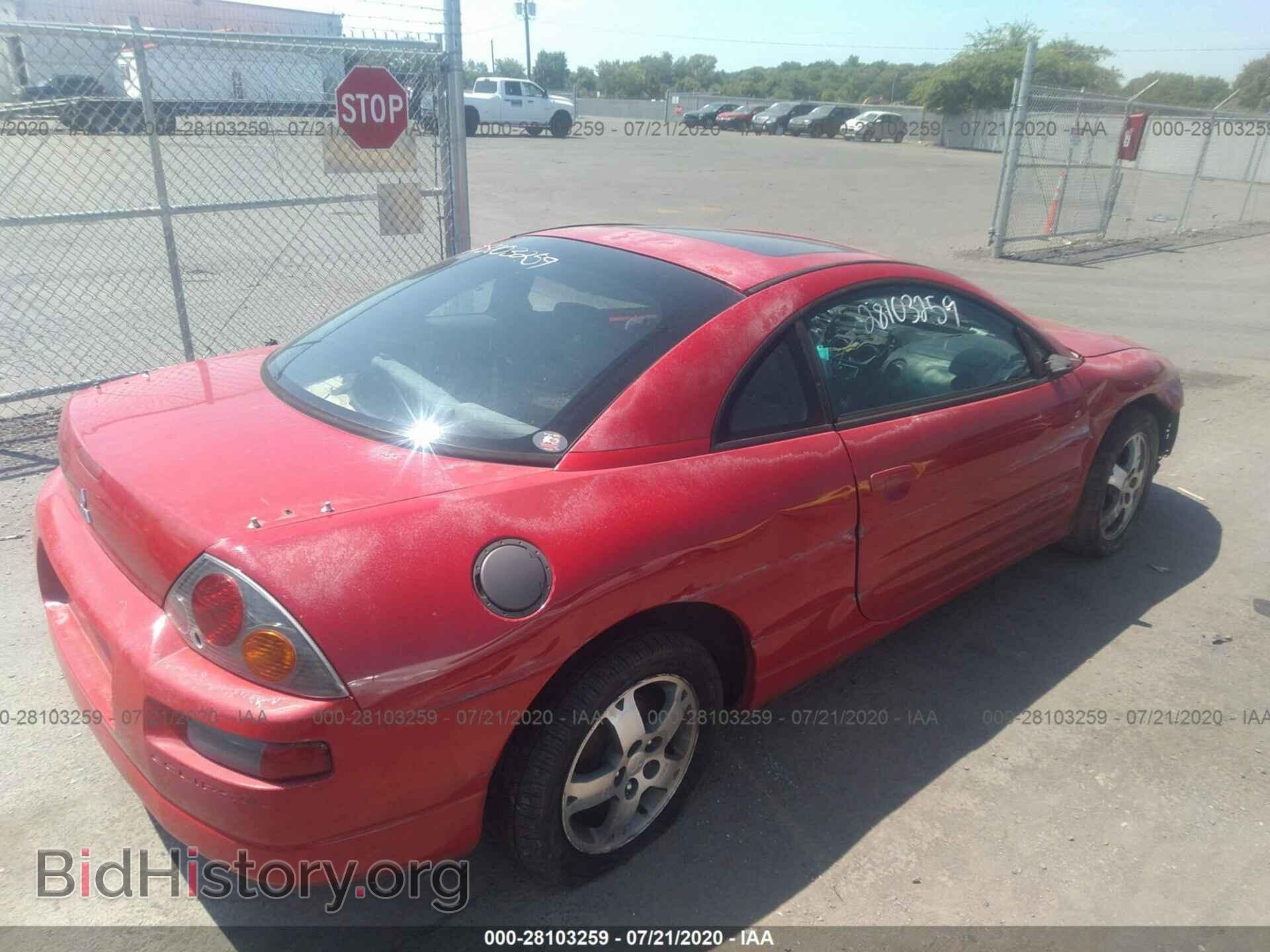2003 MITSUBISHI ECLIPSE - VIN: 4A3AC44G83E059182 - Фото 4