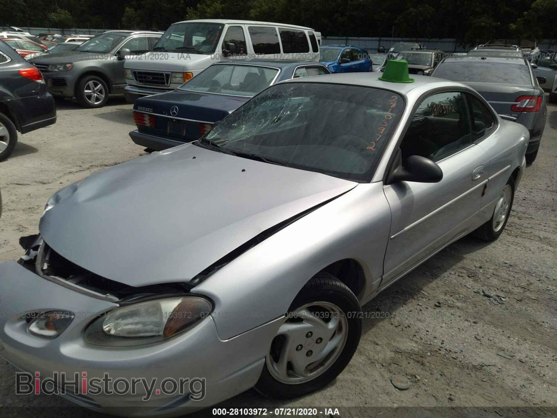 2000 FORD ESCORT - VIN: 3FAKP1136YR248502 - Фото 2