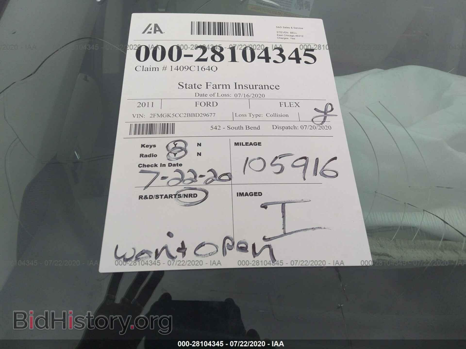 2011 FORD FLEX - VIN: 2FMGK5CC2BBD29677 - Фото 10