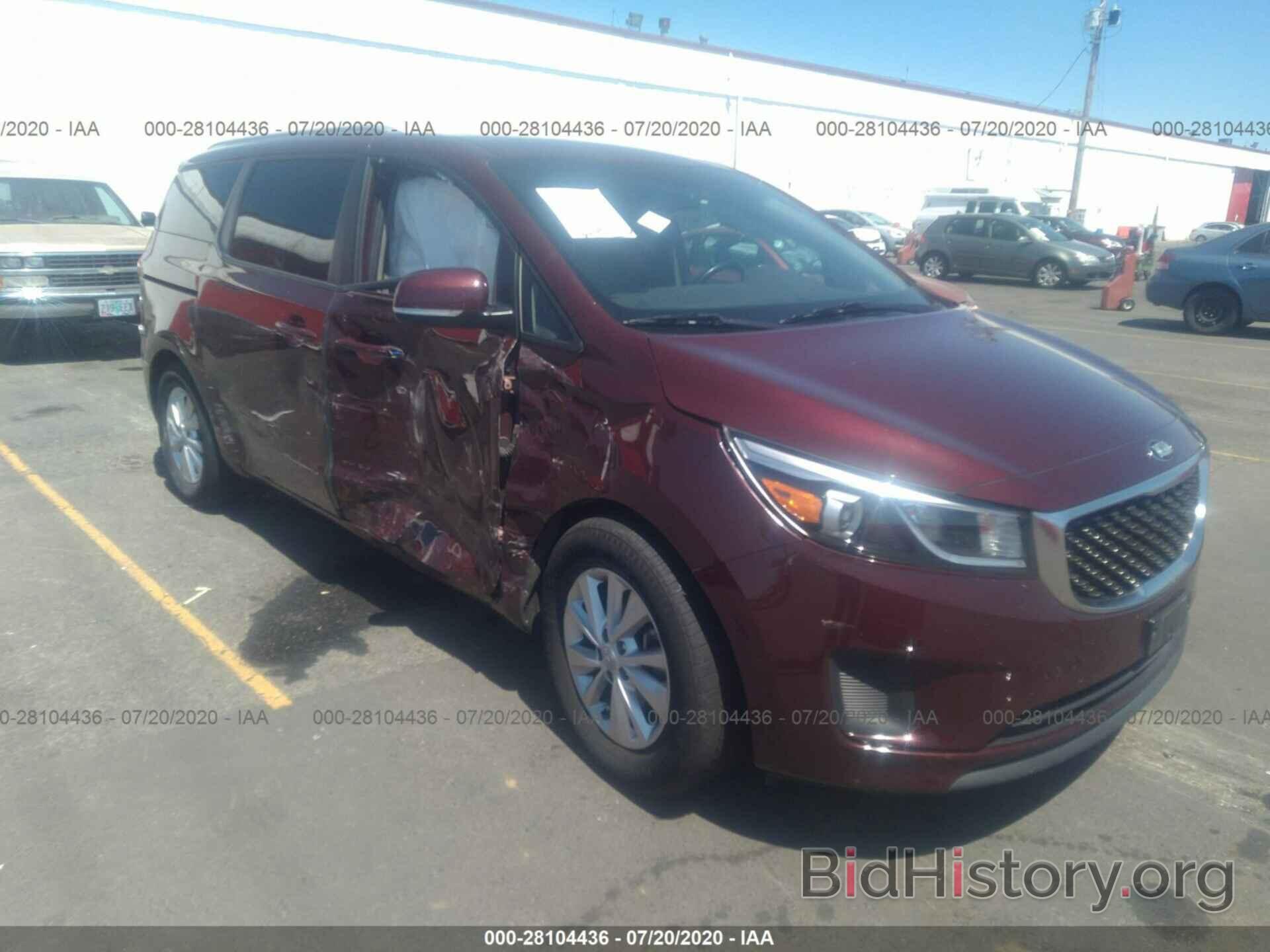 Photo KNDMB5C13H6338627 - KIA SEDONA 2017