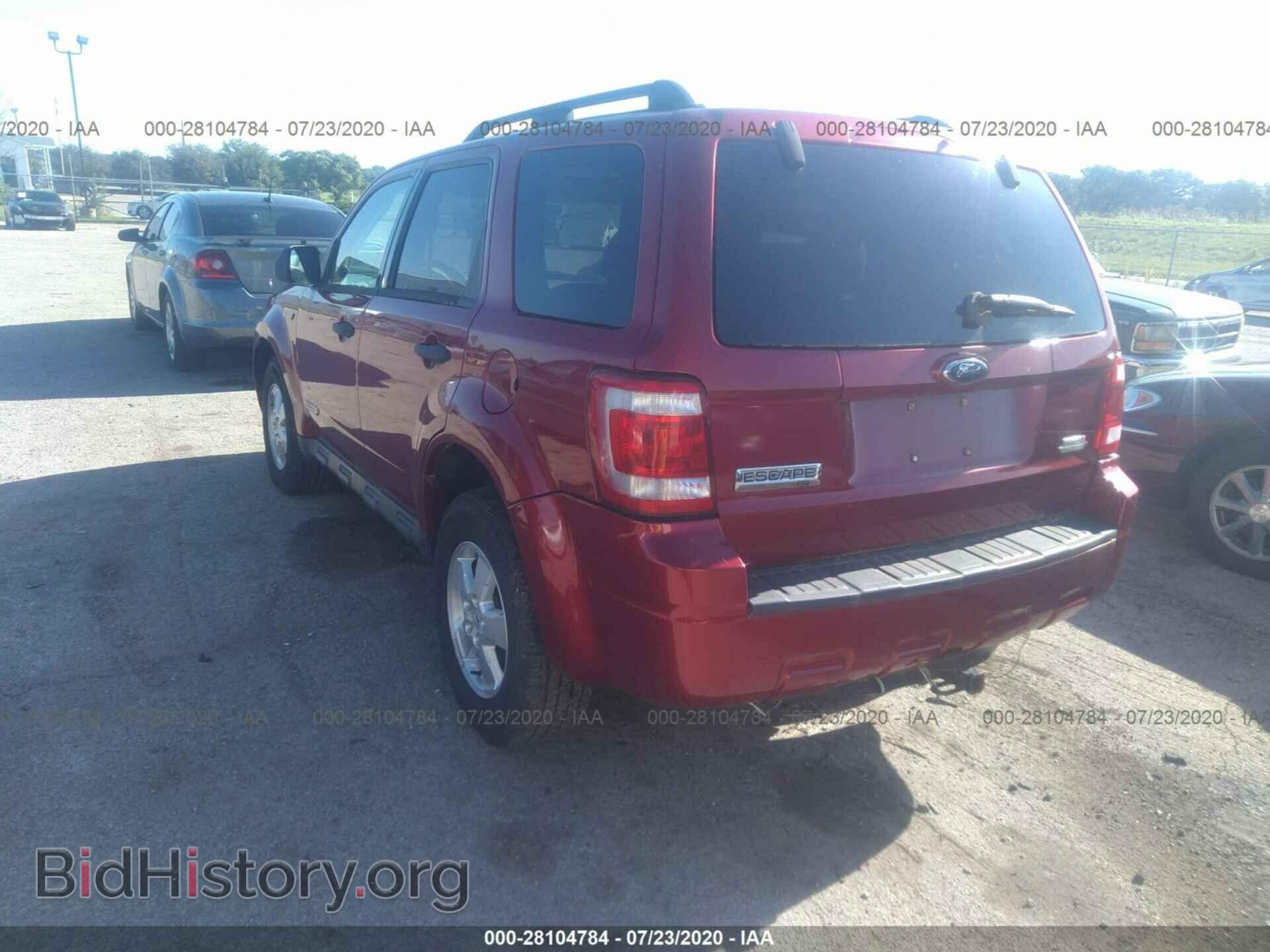 2008 FORD ESCAPE - VIN: 1FMCU03108KE09973 - Photo 3
