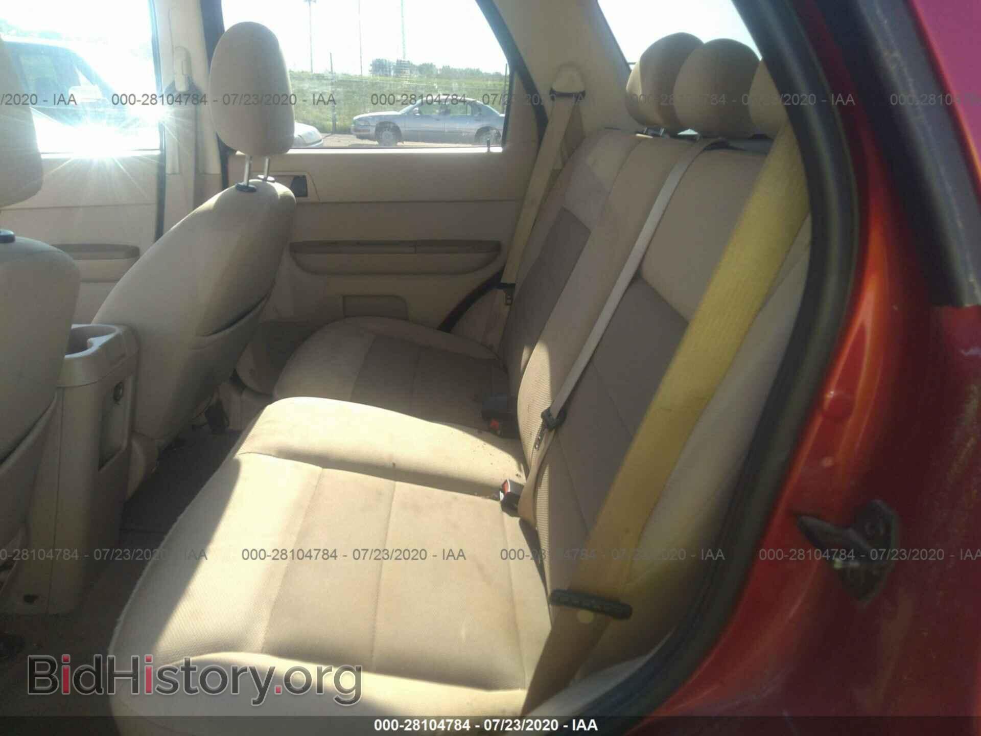 2008 FORD ESCAPE - VIN: 1FMCU03108KE09973 - Photo 8