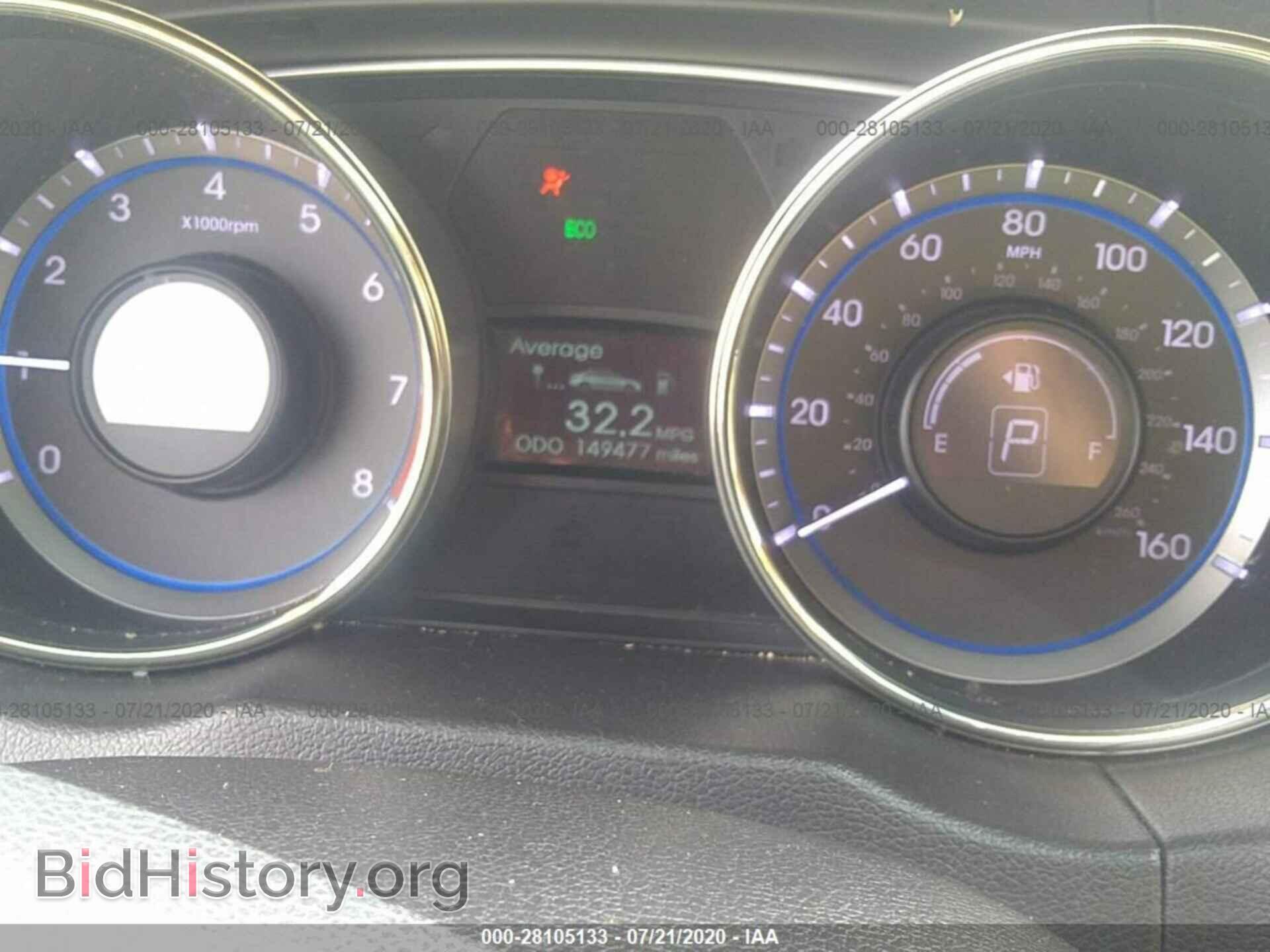2012 HYUNDAI SONATA - VIN: 5NPEB4AC9CH387302 - Фото 7
