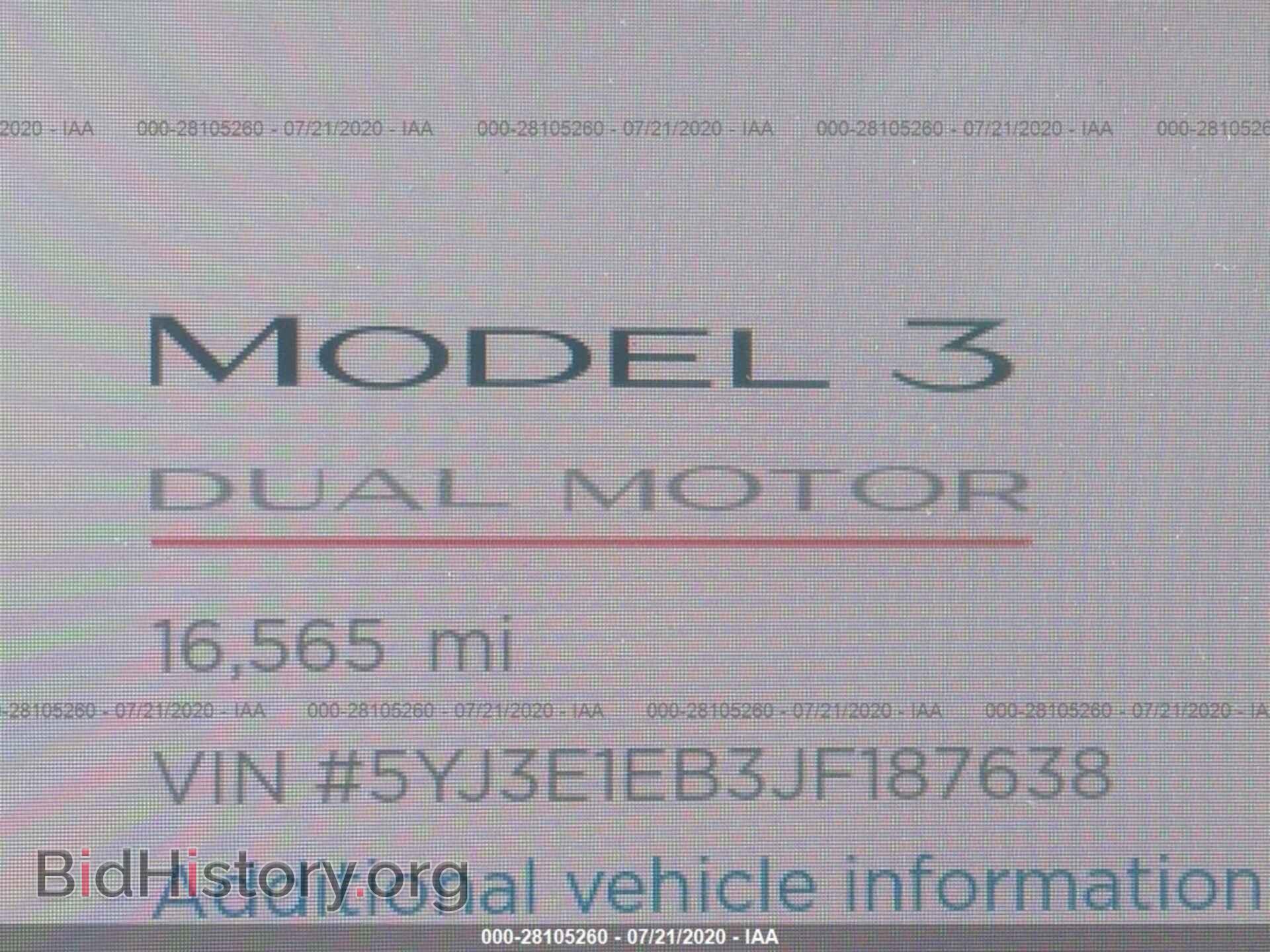 2018 TESLA MODEL 3 - VIN: 5YJ3E1EB3JF187638 - Photo 7