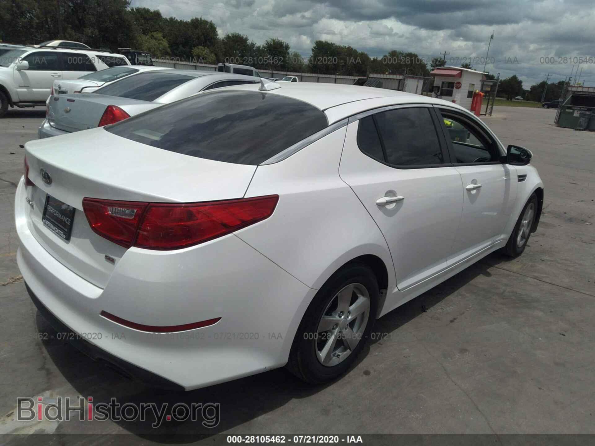 2015 KIA OPTIMA - VIN: KNAGM4A79F5555124 - Photo 4