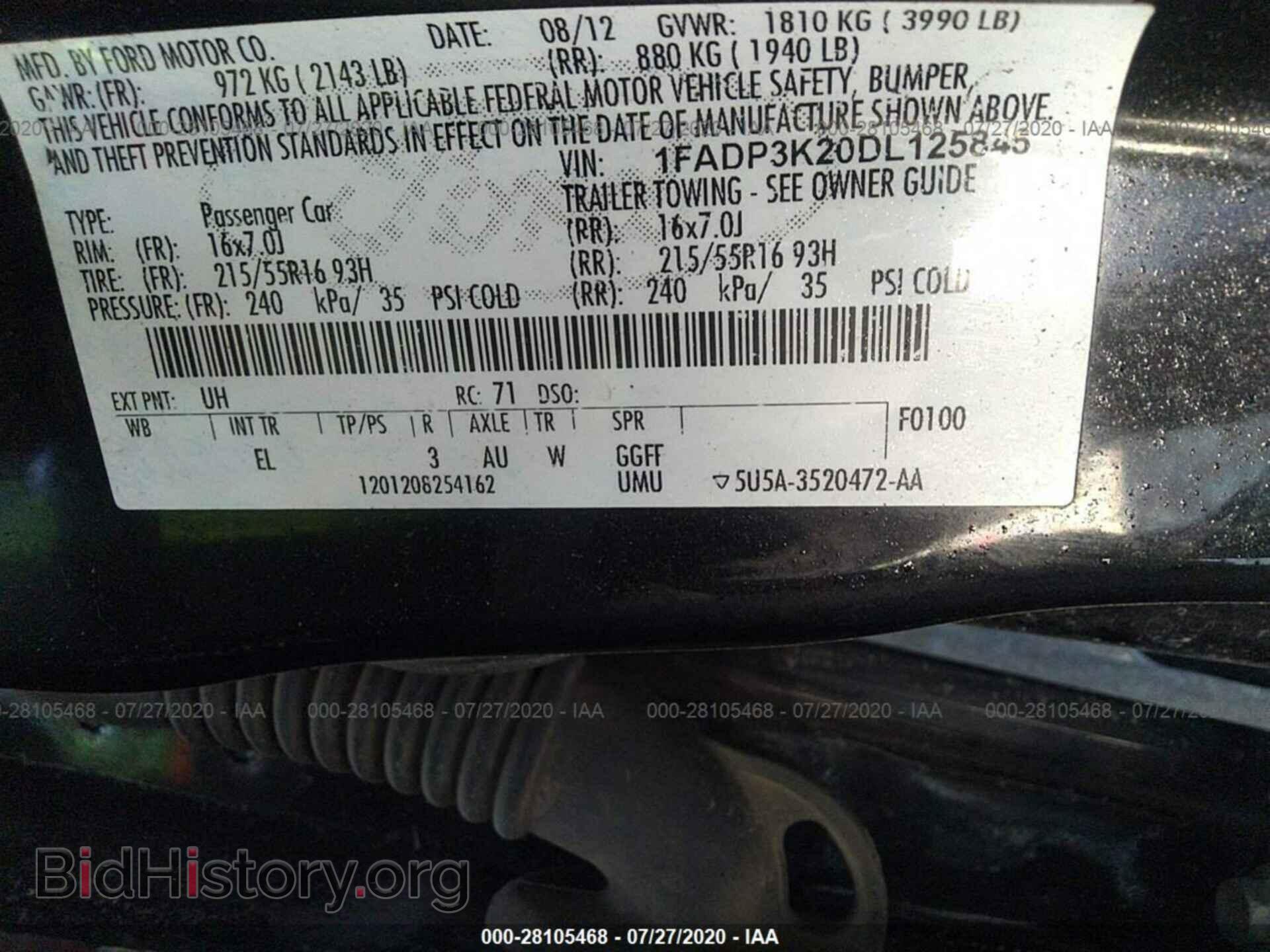 2013 FORD FOCUS - VIN: 1FADP3K20DL125846 - Photo 9