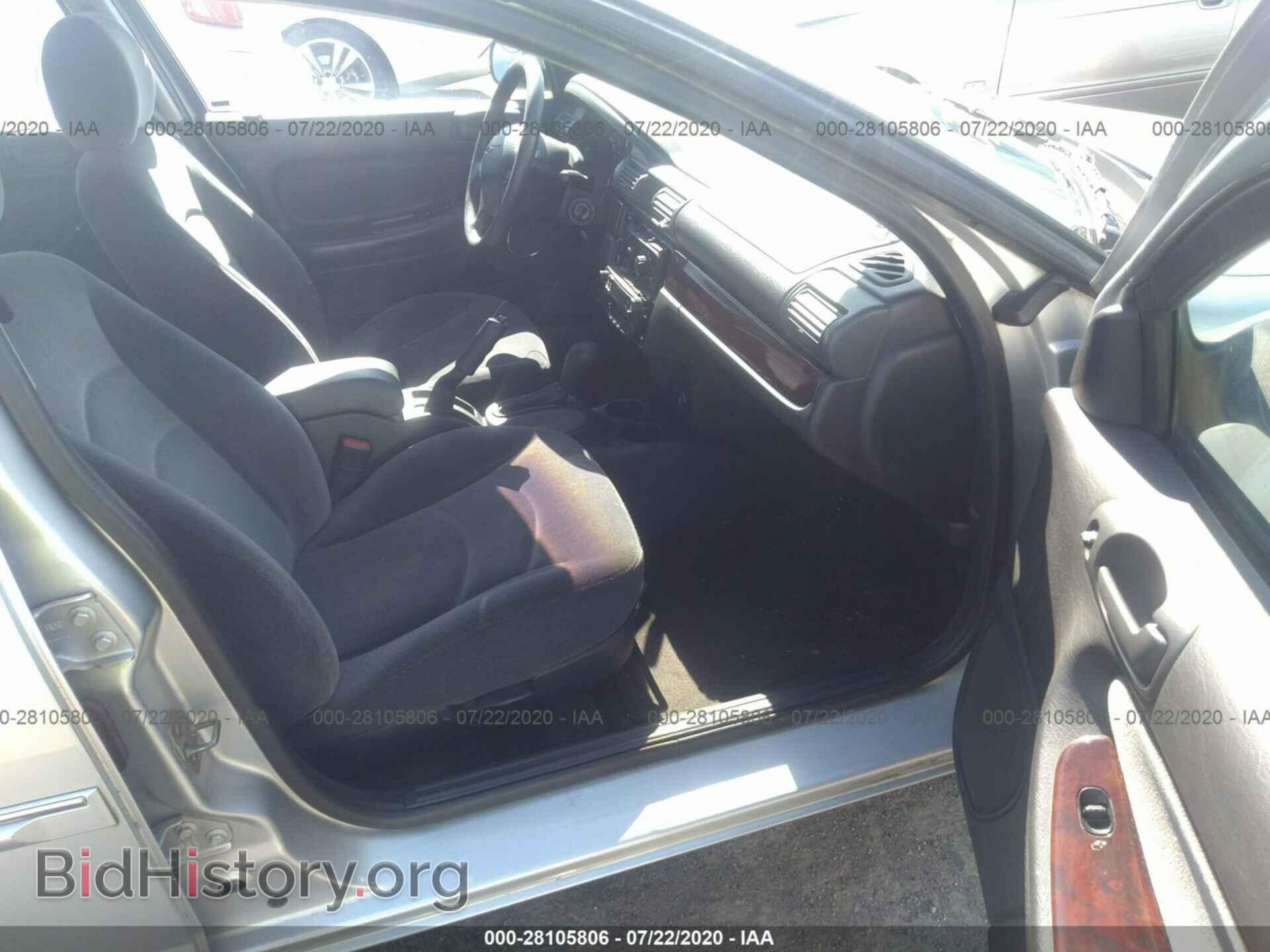 2001 CHRYSLER SEBRING - VIN: 1C3EL46XX1N549545 - Фото 5