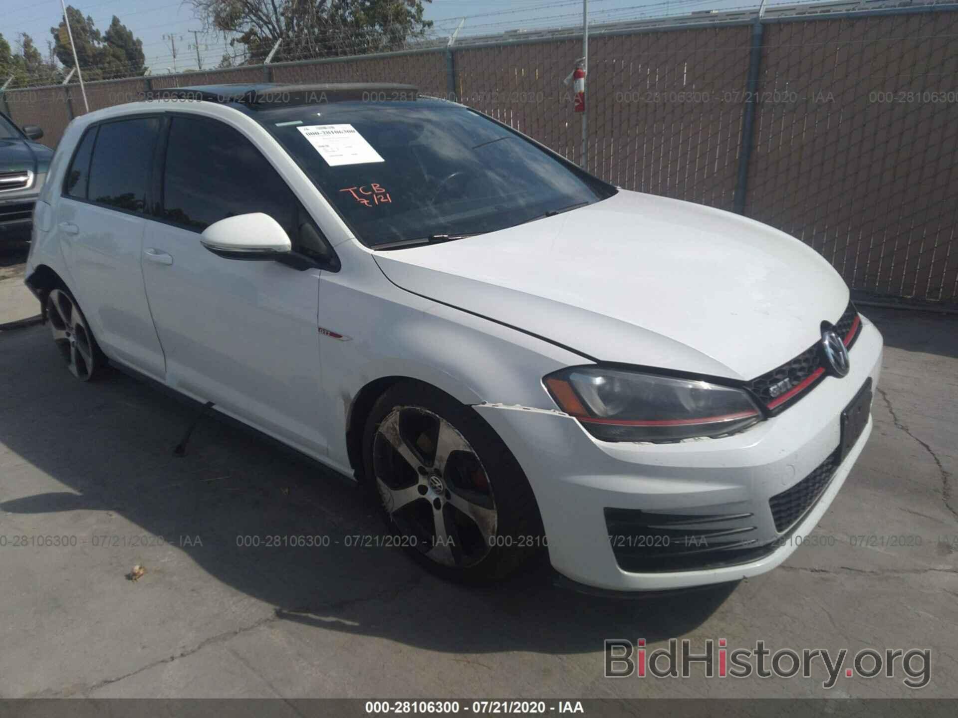 Photo 3VW4T7AU2FM029456 - VOLKSWAGEN GOLF GTI 2015