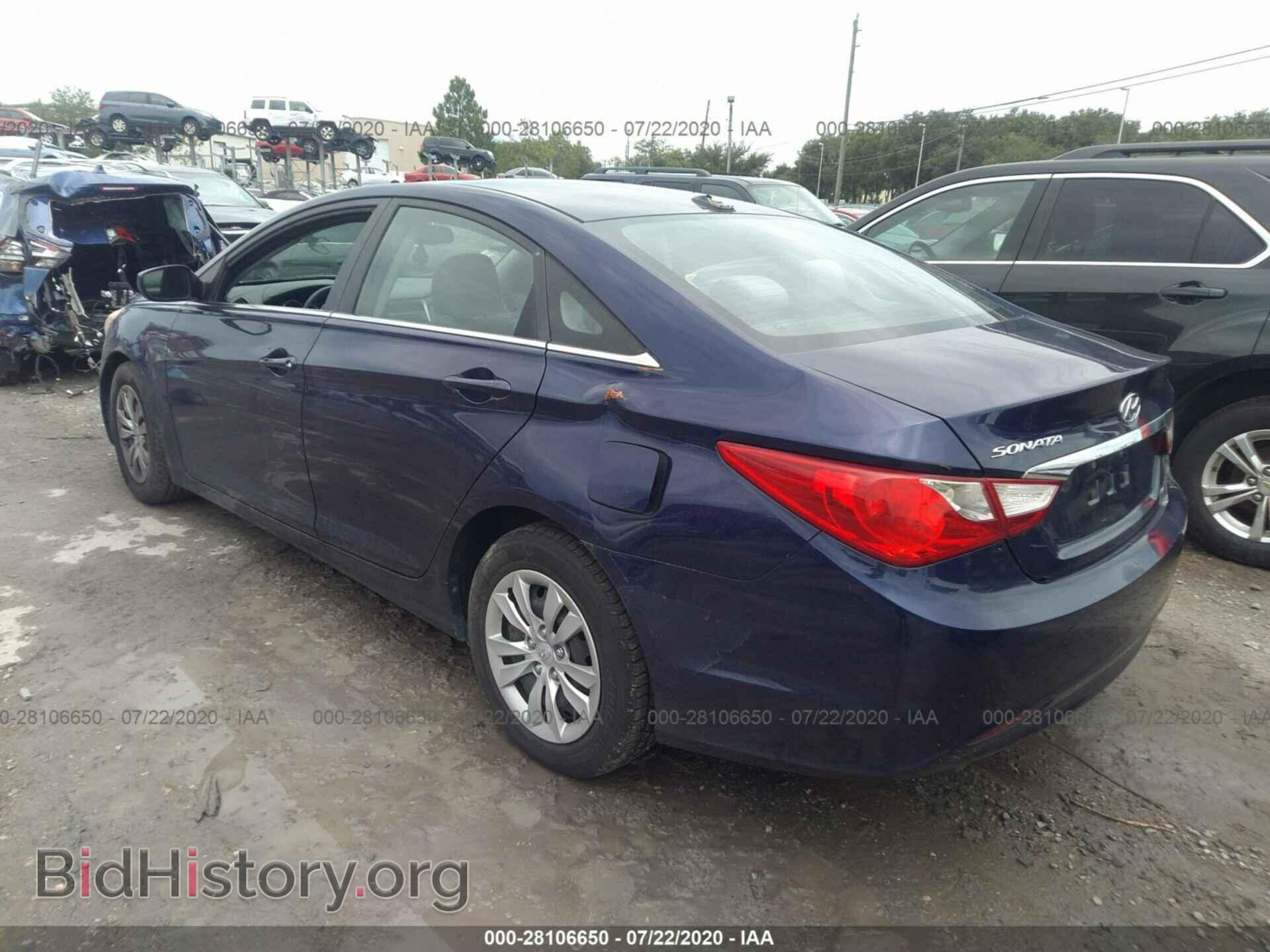 2012 HYUNDAI SONATA - VIN: 5NPEB4AC4CH484844 - Фото 3