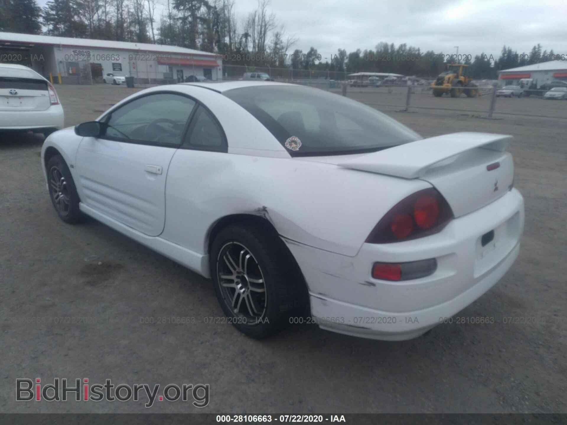 2000 MITSUBISHI ECLIPSE - VIN: 4A3AC84L1YE119802 - Фото 3