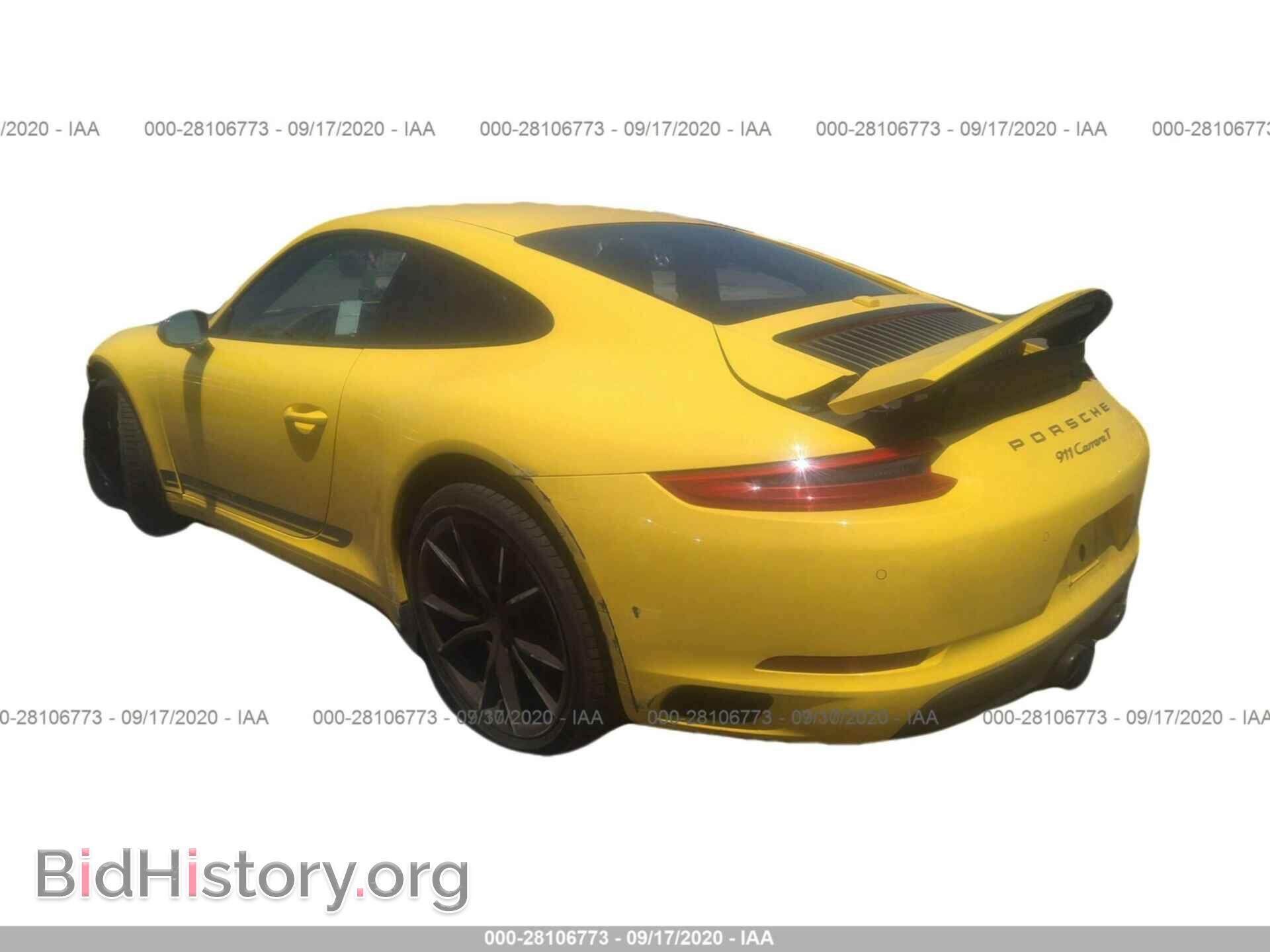 2018 PORSCHE 911 - VIN: WP0AA2A98JS105904 - Фото 3
