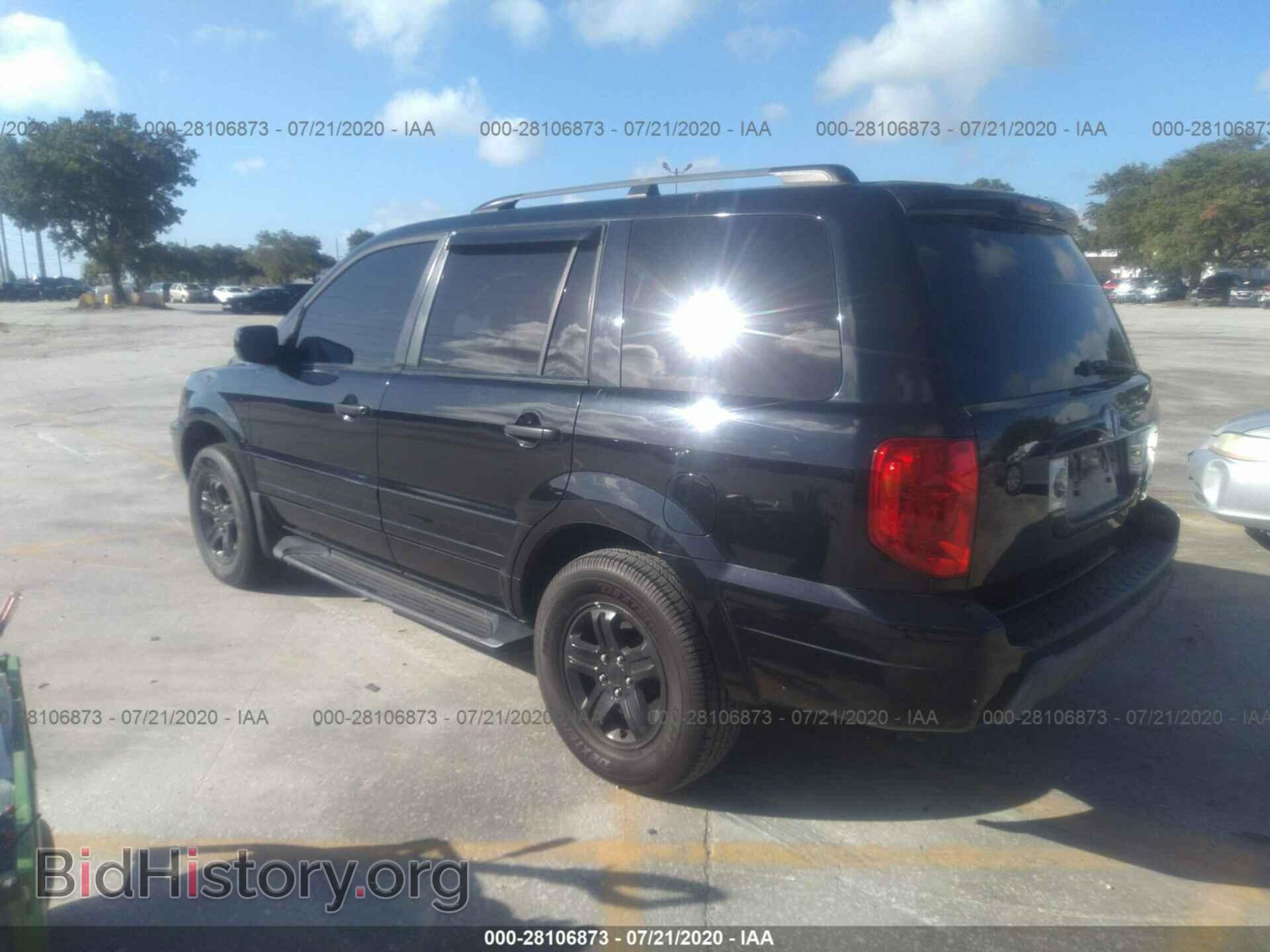 2005 HONDA PILOT - VIN: 2HKYF187X5H548347 - Фото 3