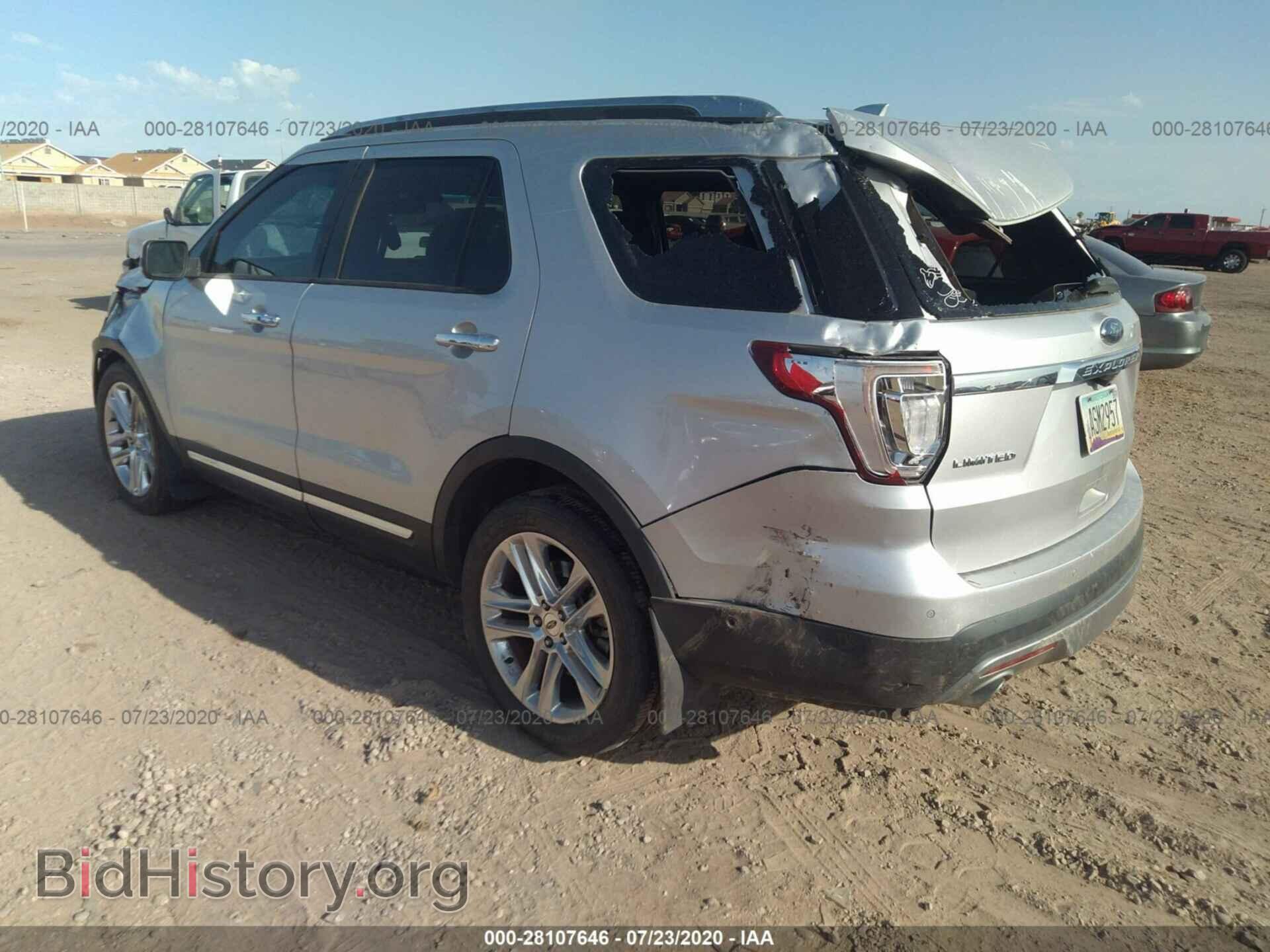2016 FORD EXPLORER - VIN: 1FM5K7F80GGD03184 - Фото 3