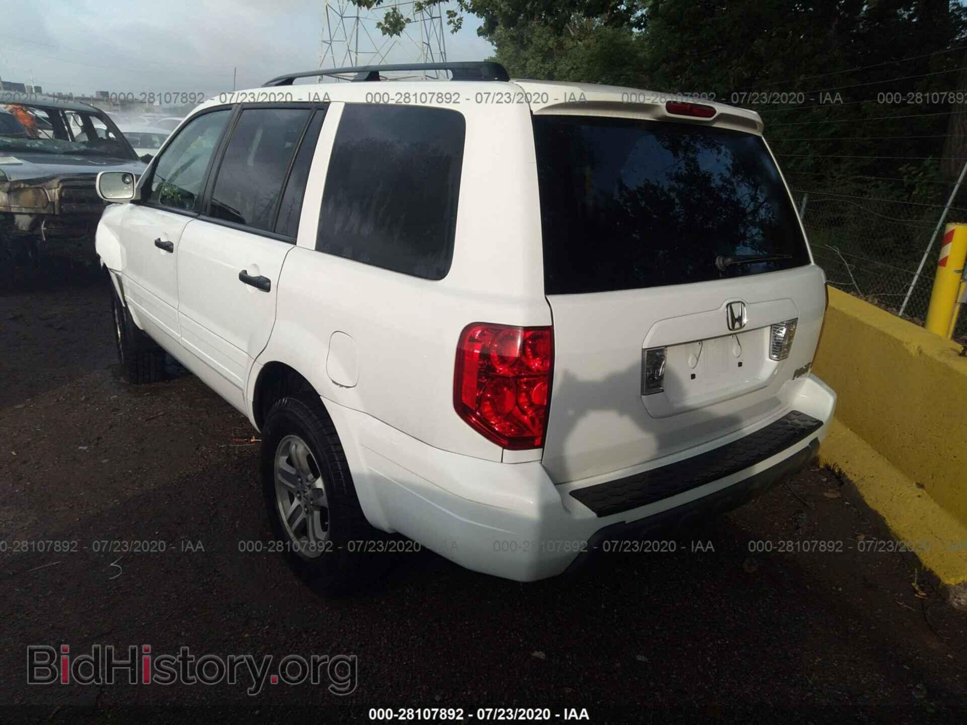 2005 HONDA PILOT - VIN: 5FNYF18515B022945 - Фото 3