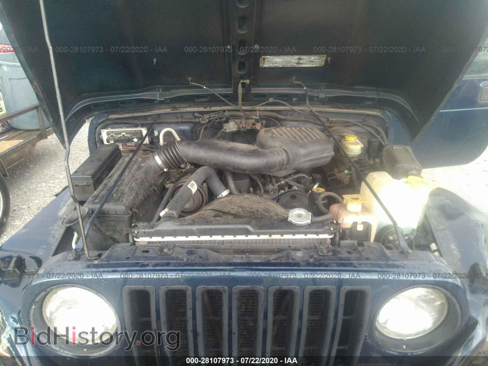 2000 JEEP WRANGLER - VIN: 1J4FA29P5YP746184 - Фото 10