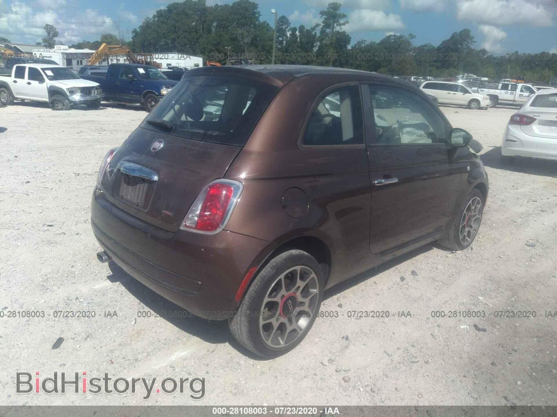 2013 FIAT 500 - VIN: 3C3CFFAR4DT740756 - Фото 4