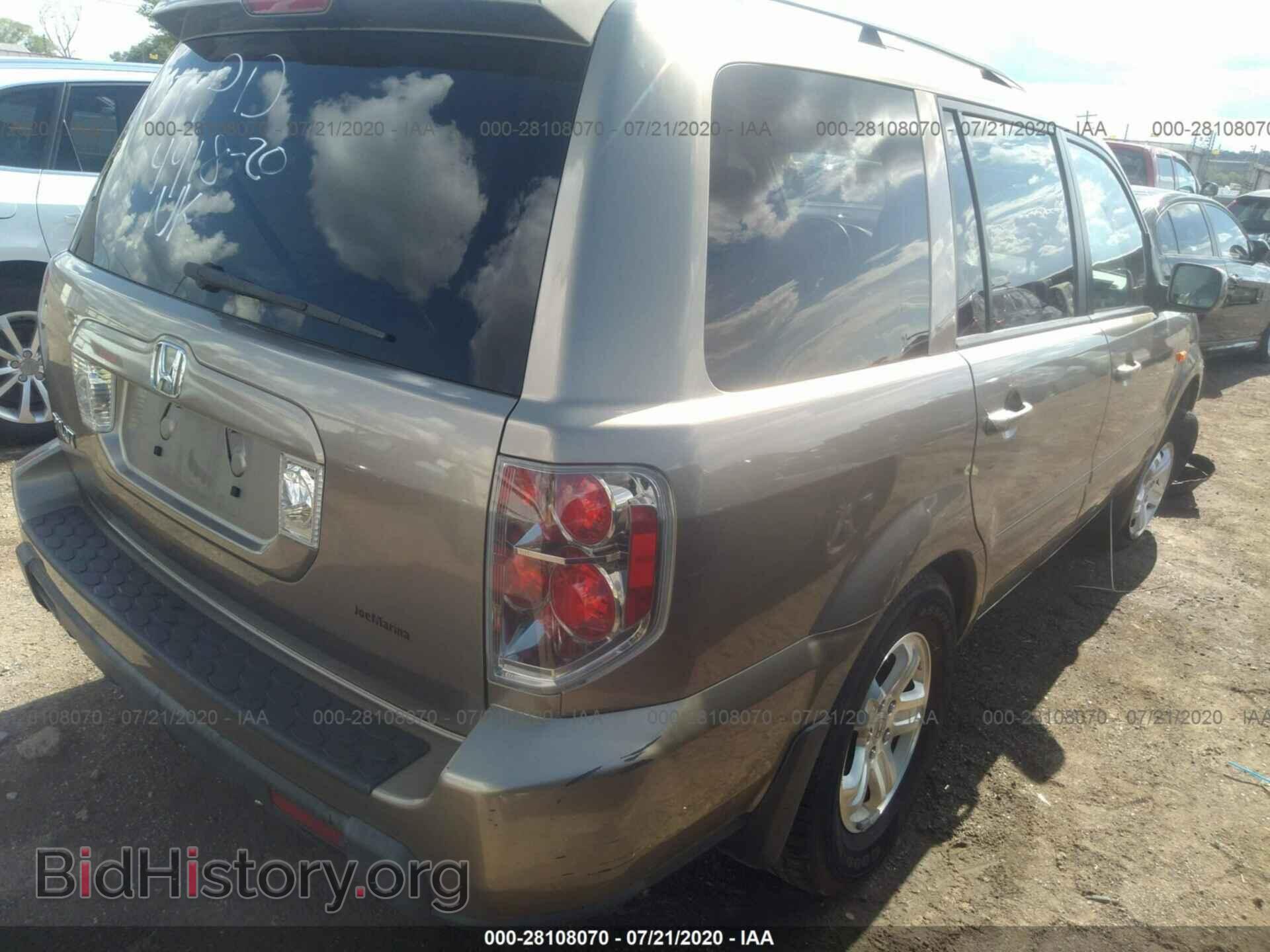 2008 HONDA PILOT - VIN: 5FNYF28278B018592 - Фото 4