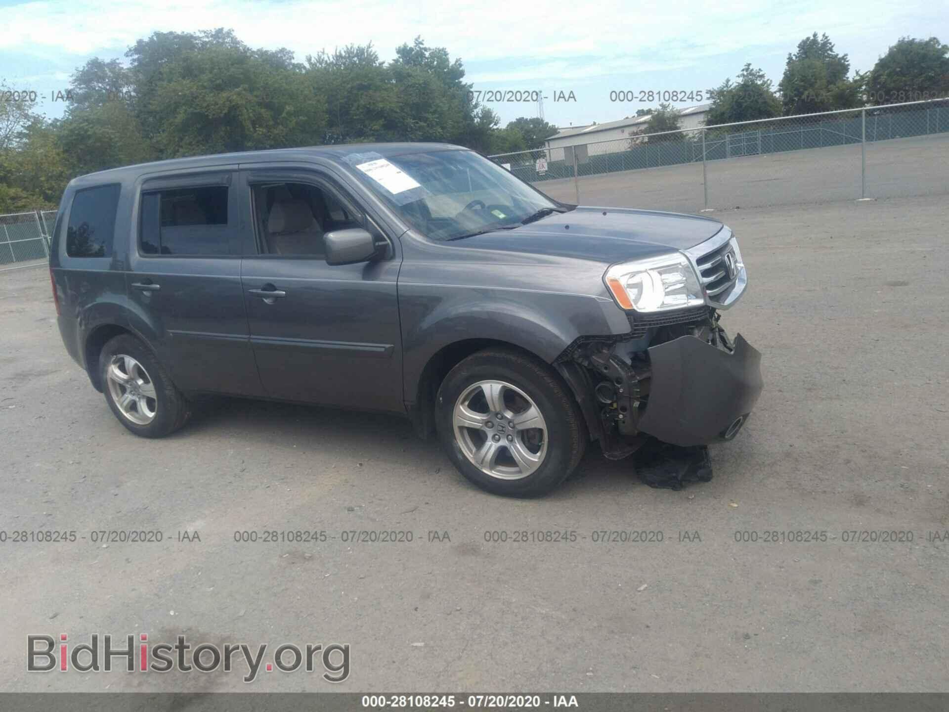 Photo 5FNYF4H4XDB004192 - HONDA PILOT 2013
