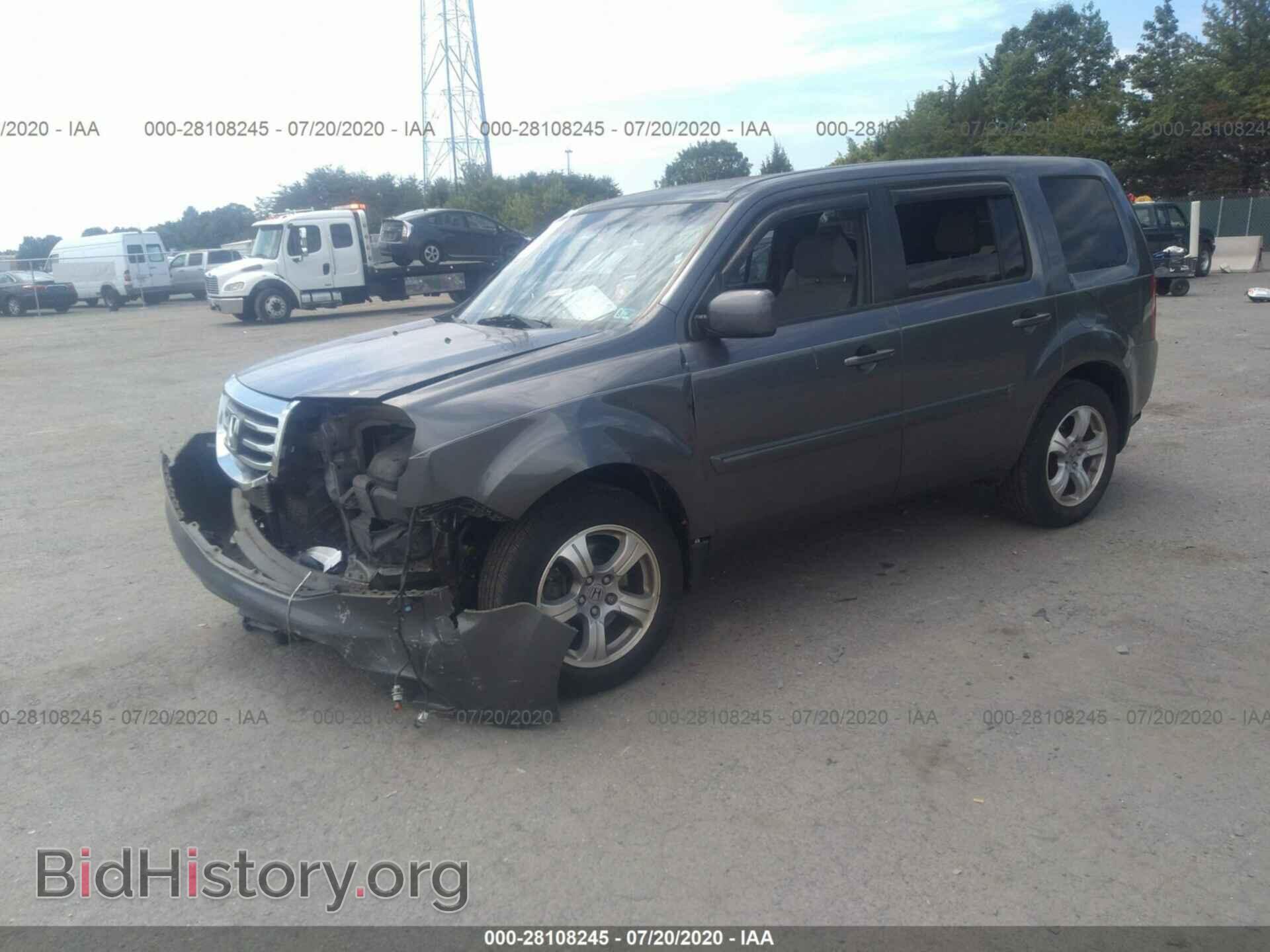 2013 HONDA PILOT - VIN: 5FNYF4H4XDB004192 - Фото 2