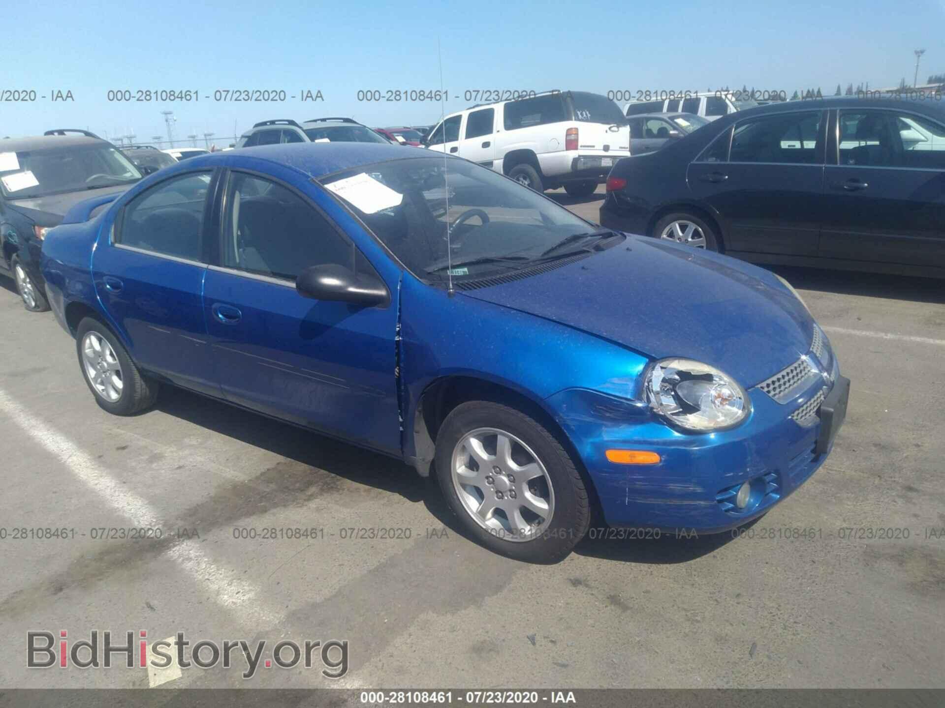 Фотография 1B3ES56C05D240956 - DODGE NEON 2005