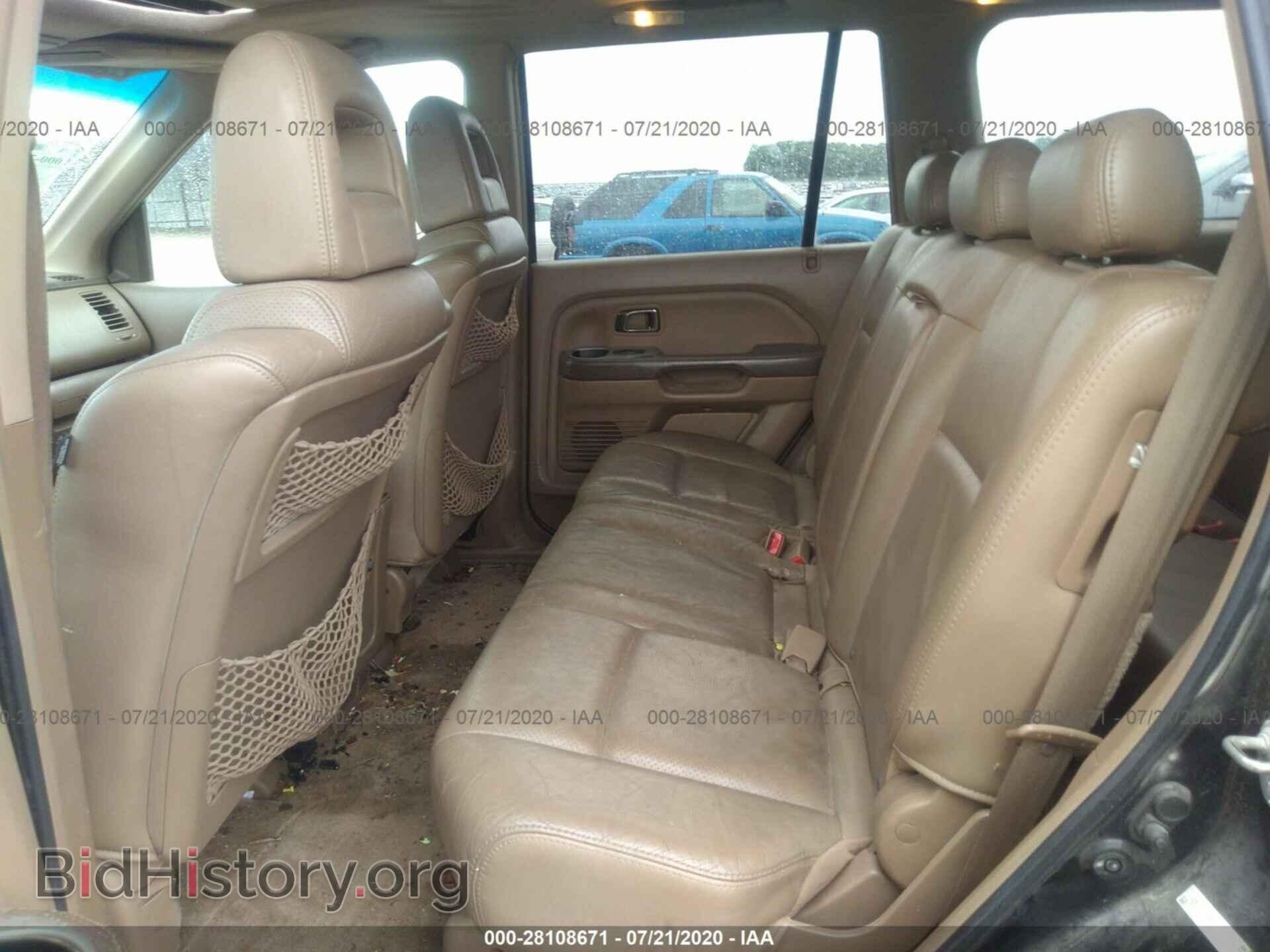 2005 HONDA PILOT - VIN: 5FNYF18575B013375 - Фото 8