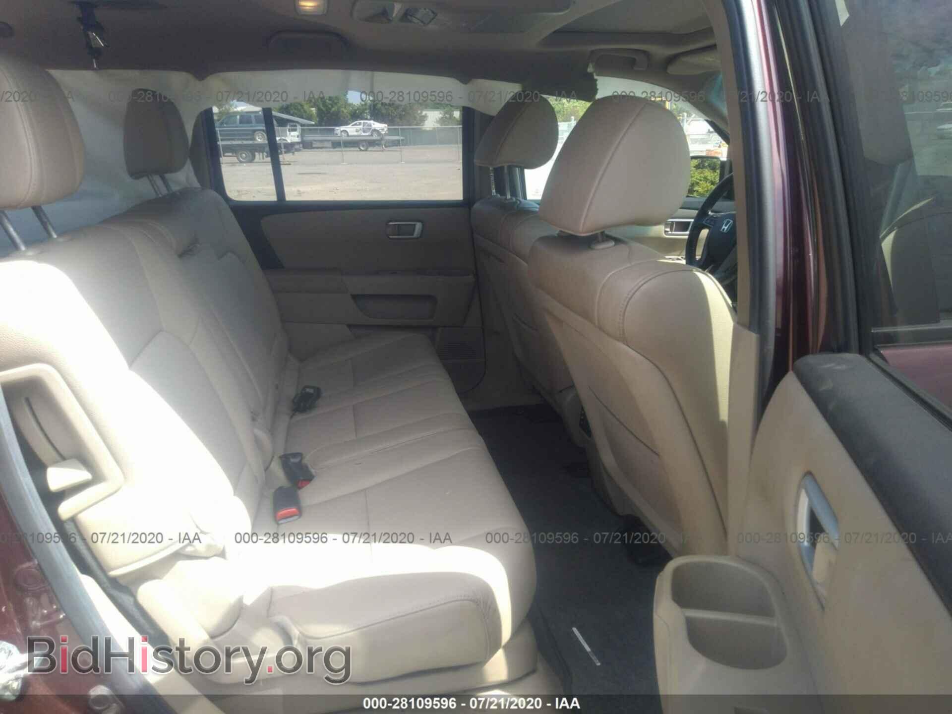 2012 HONDA PILOT - VIN: 5FNYF3H69CB010463 - Фото 8