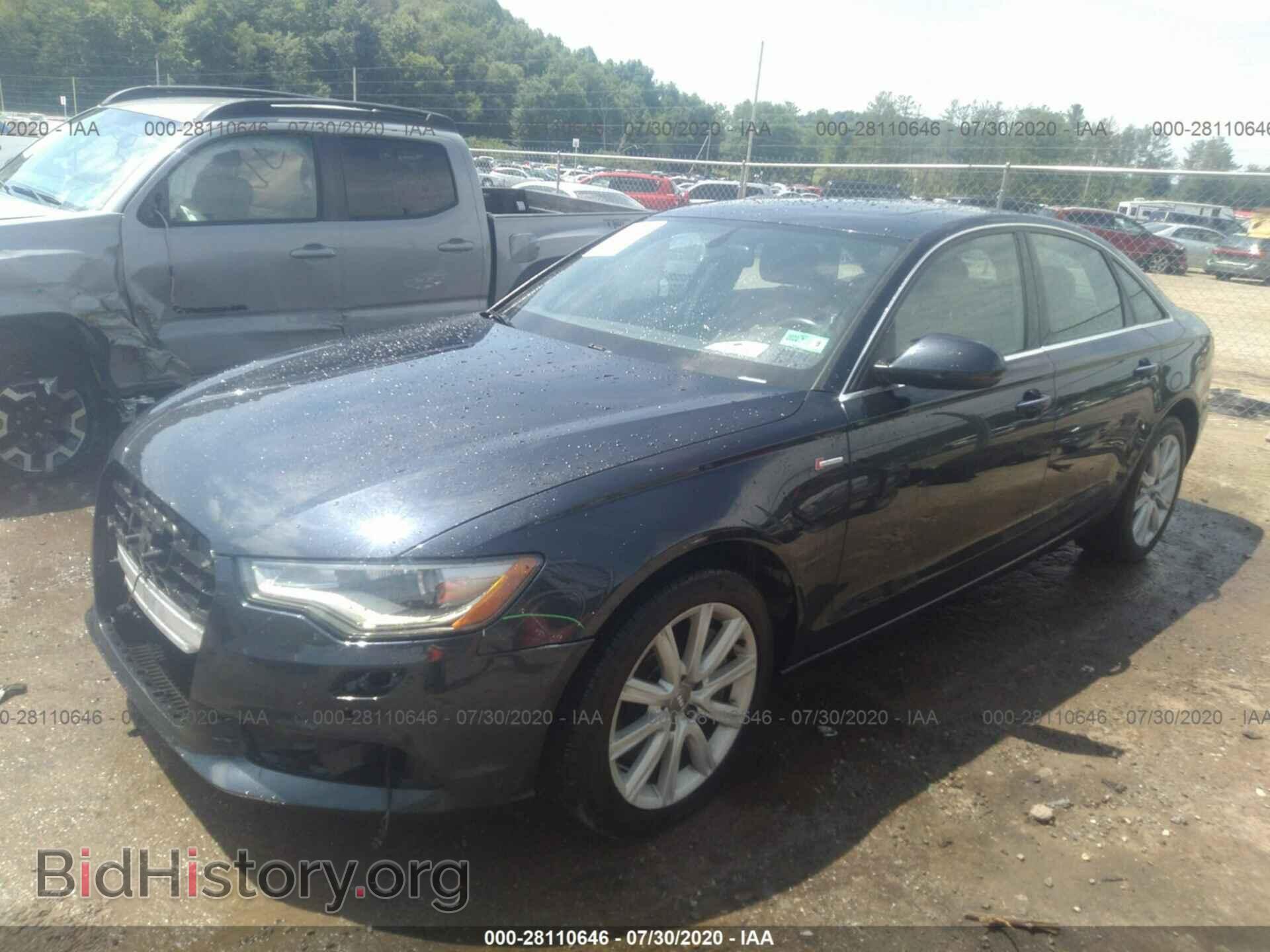 2014 AUDI A6 - VIN: WAUFGAFCXEN012063 - Фото 2