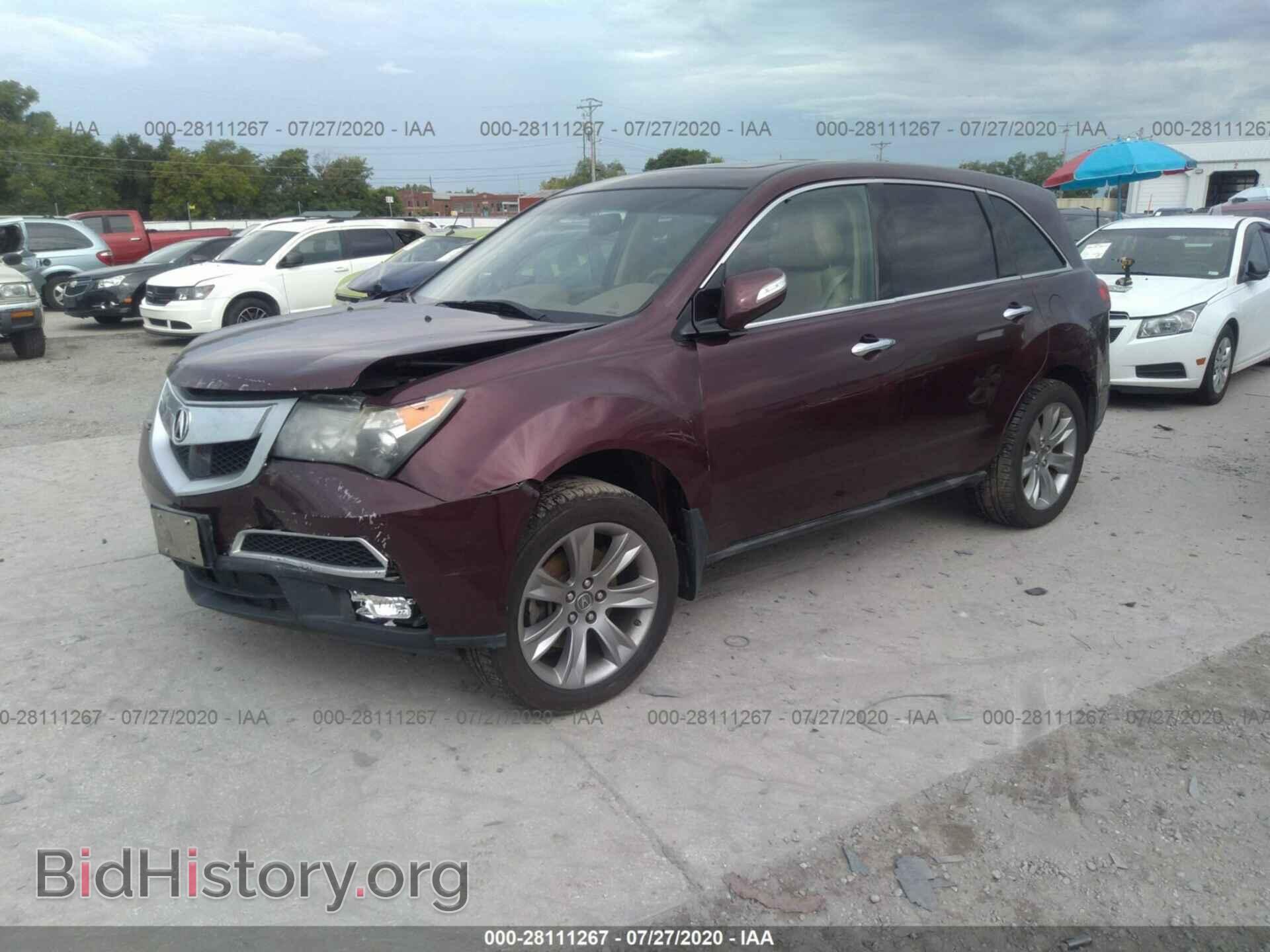 2013 ACURA MDX - VIN: 2HNYD2H65DH521223 - Фото 2