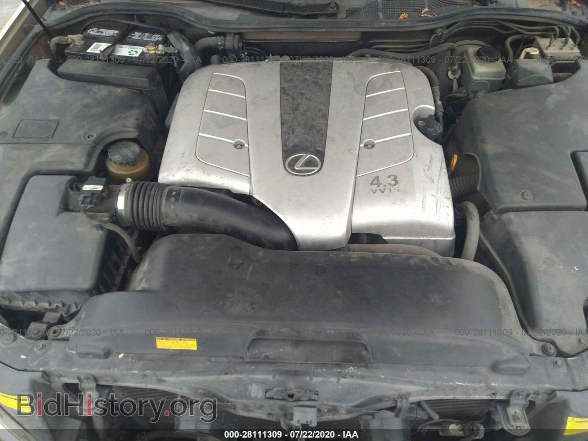 2002 LEXUS LS - VIN: JTHBN30F620084004 - Фото 10
