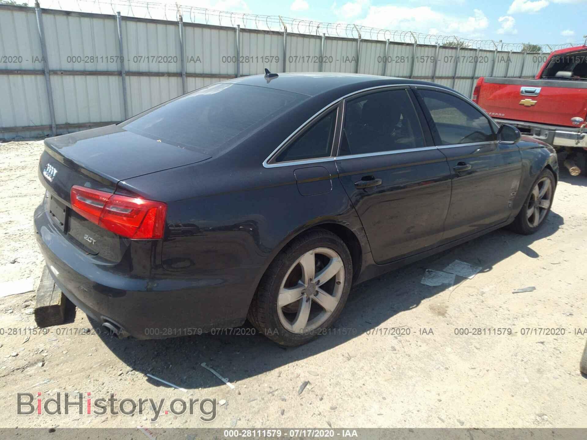 2012 AUDI A6 - VIN: WAUDFAFC2CN167357 - Фото 4