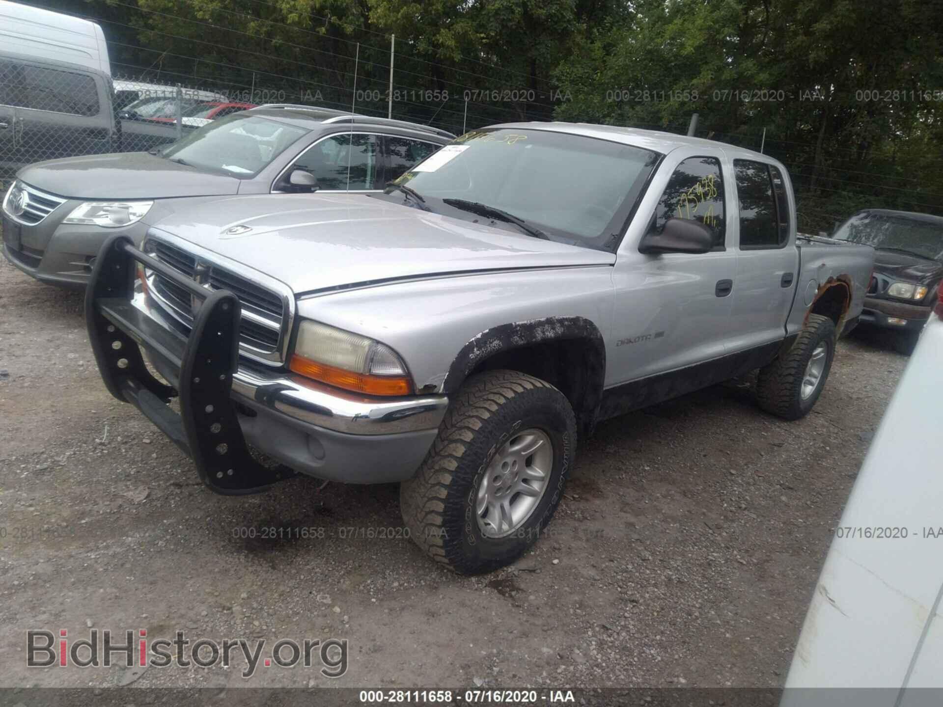 2001 DODGE DAKOTA - VIN: 1B7HG2AN91S308259 - Фото 2