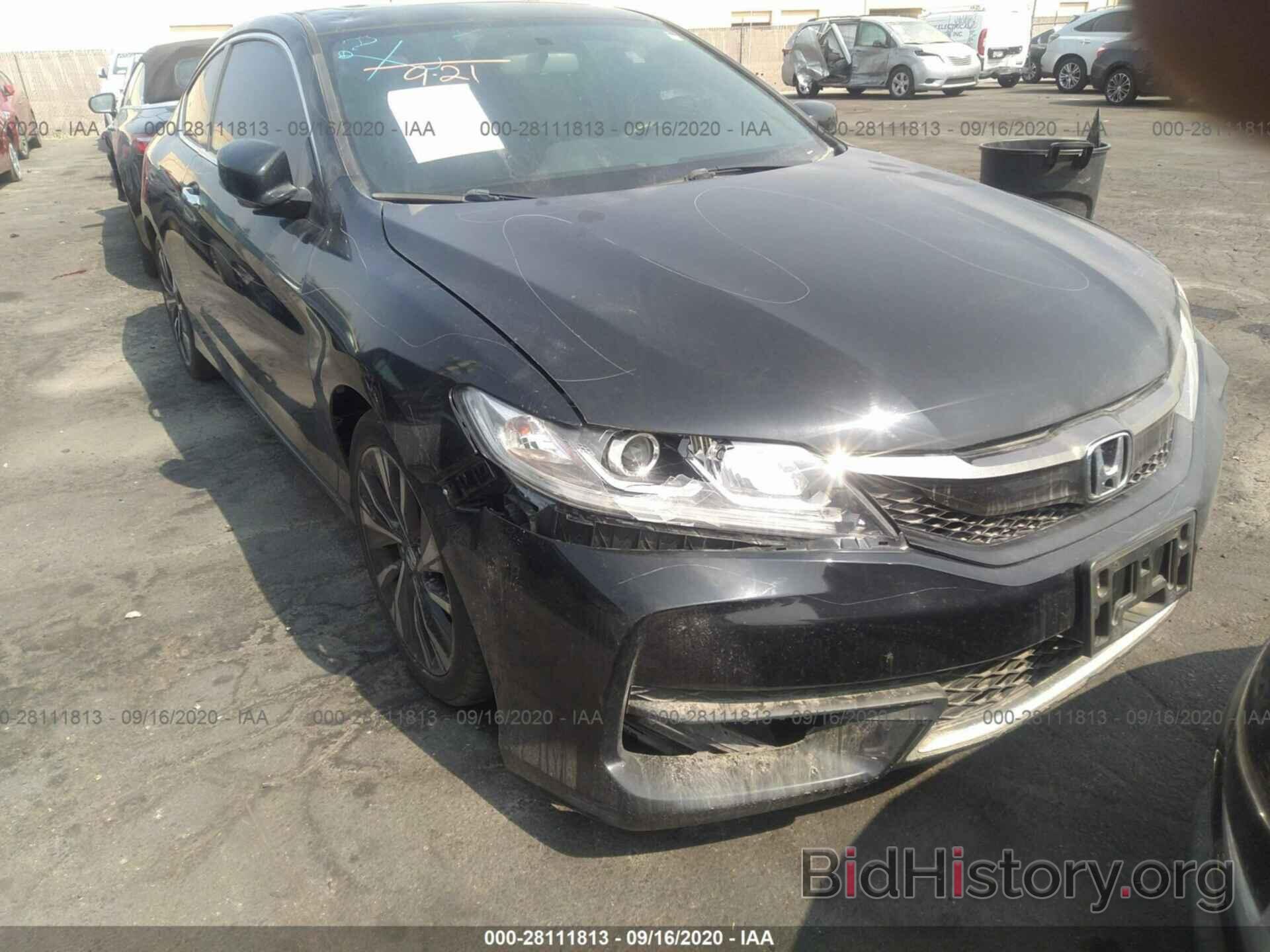 Photo 1HGCT1B71GA002432 - HONDA ACCORD COUPE 2016