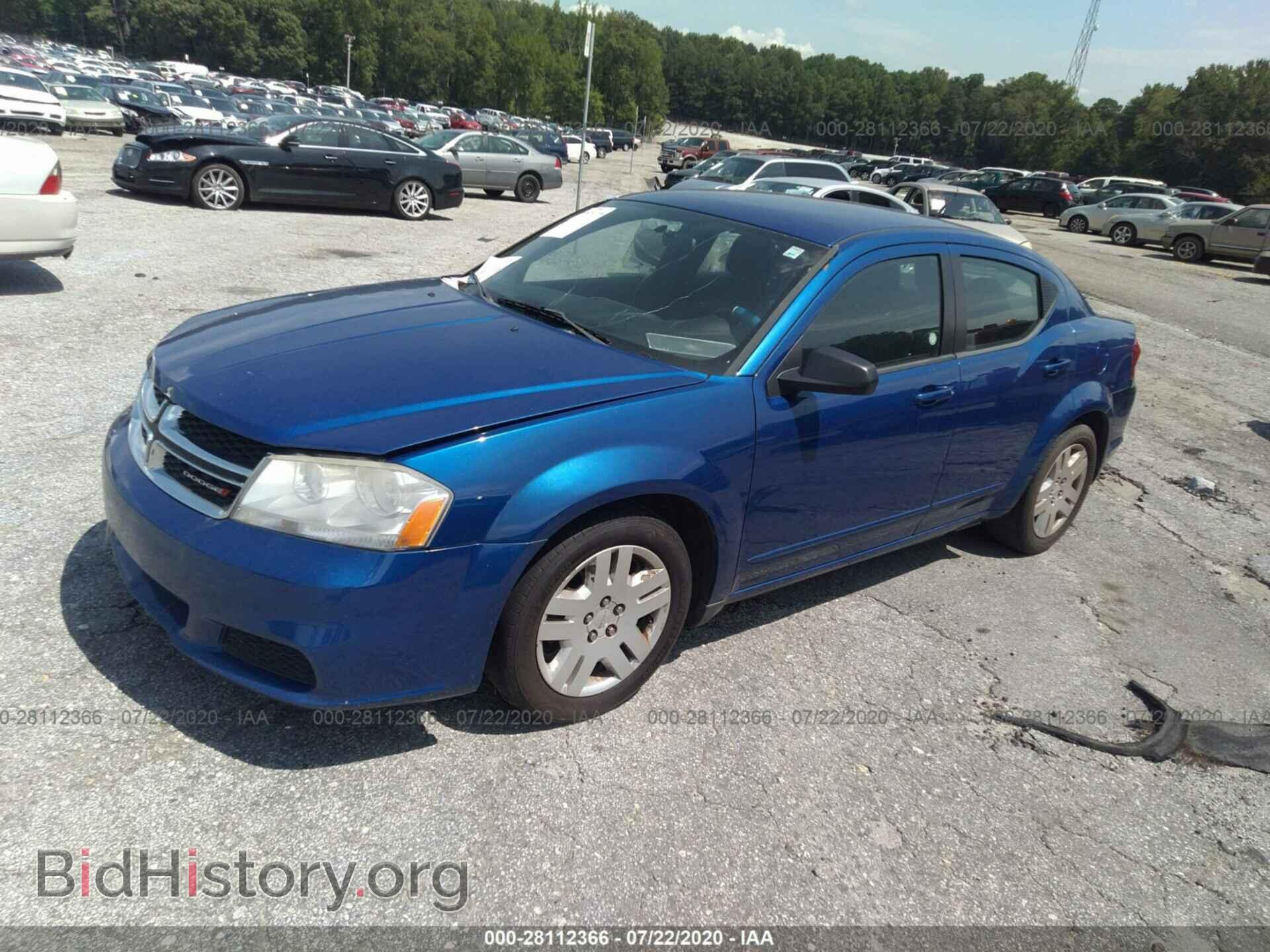 2013 DODGE AVENGER - VIN: 1C3CDZABXDN588914 - Фото 2