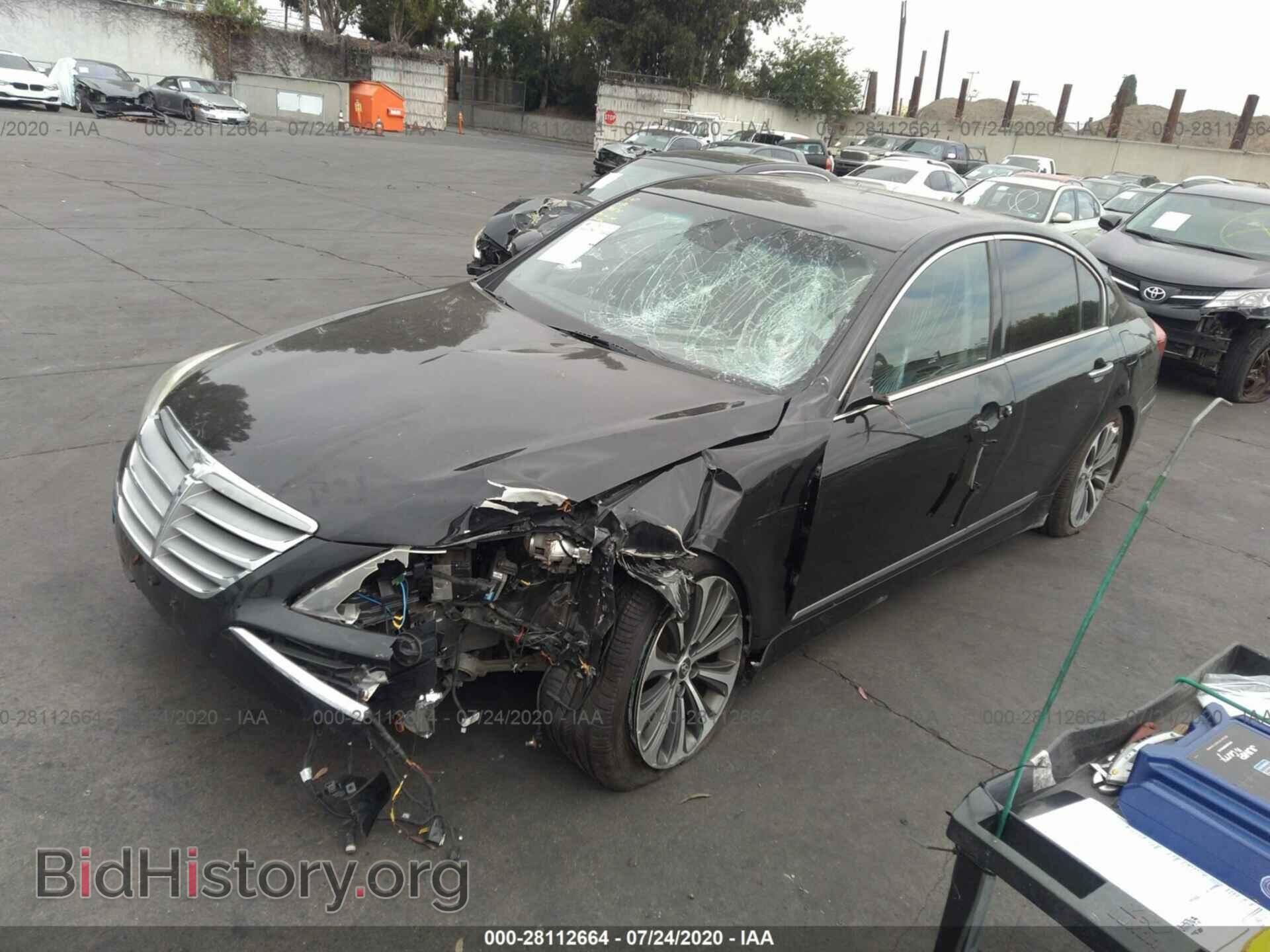 2012 HYUNDAI GENESIS - VIN: KMHGC4DH4CU202135 - Фото 2