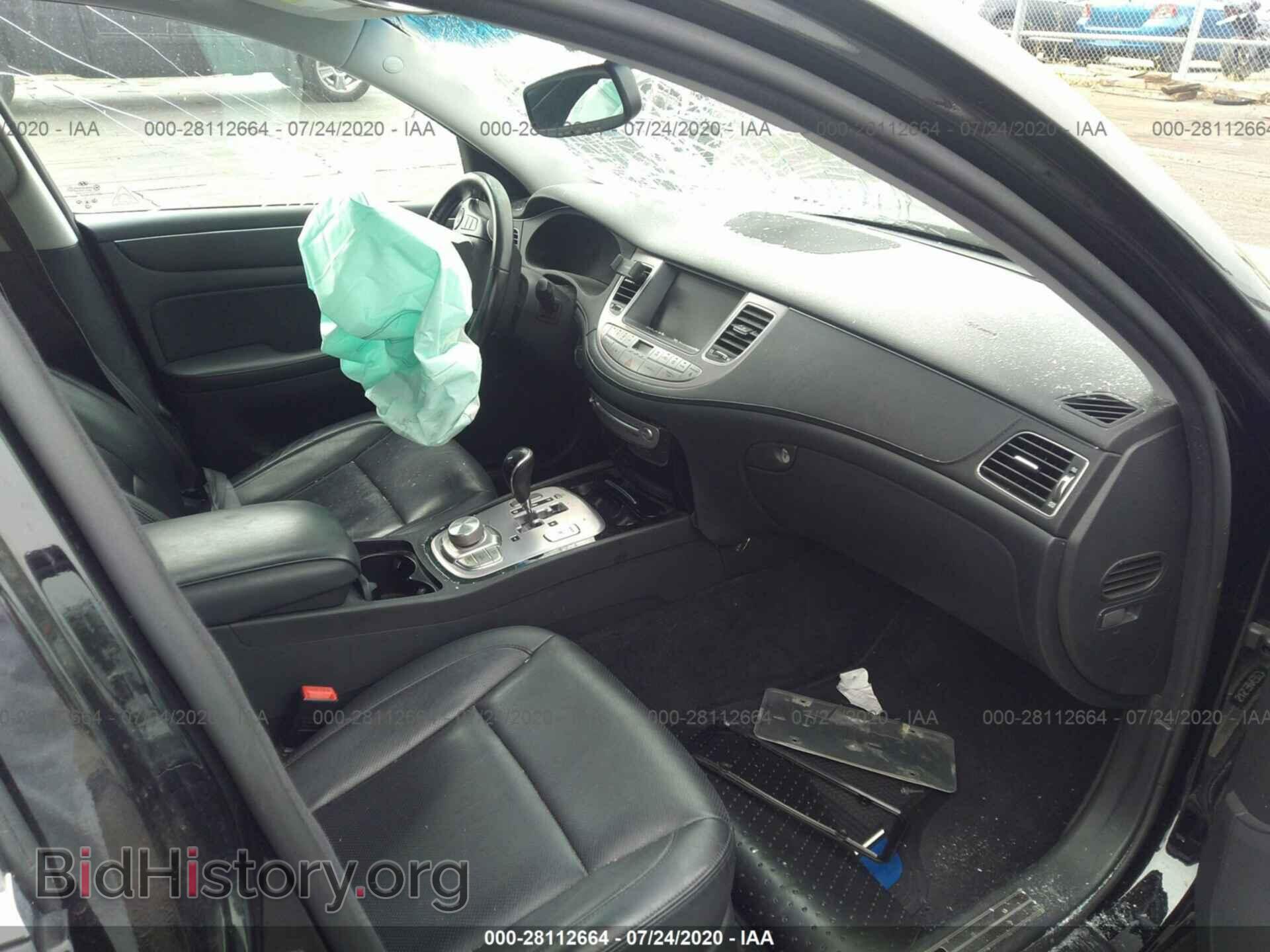 2012 HYUNDAI GENESIS - VIN: KMHGC4DH4CU202135 - Фото 5