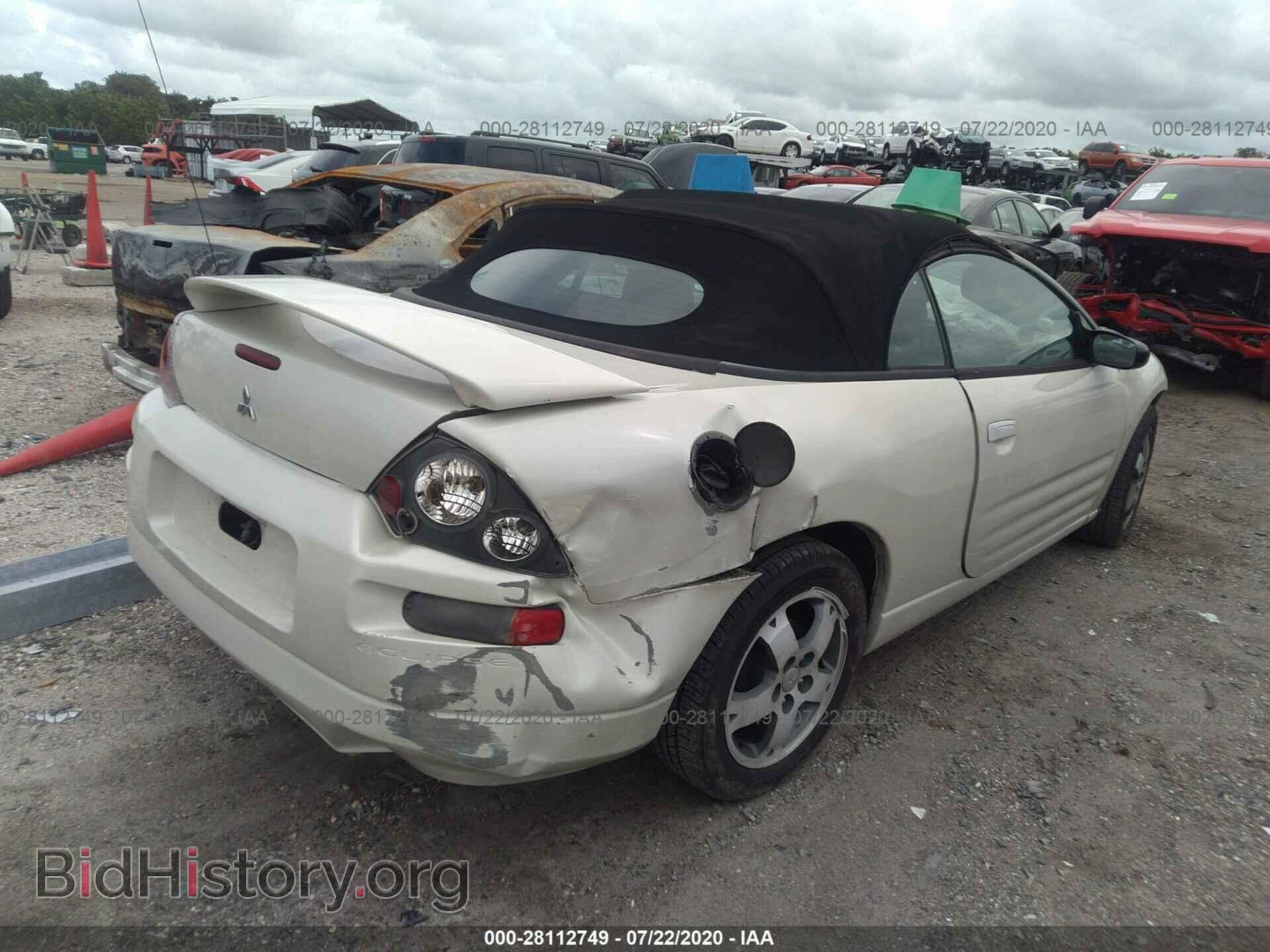 2004 MITSUBISHI ECLIPSE - VIN: 4A3AE45G34E093380 - Фото 4