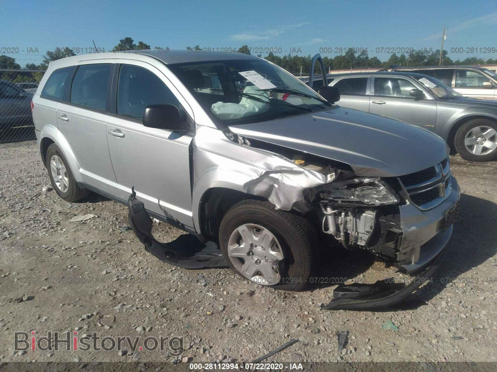 Photo 3C4PDCAB3CT321574 - DODGE JOURNEY 2012