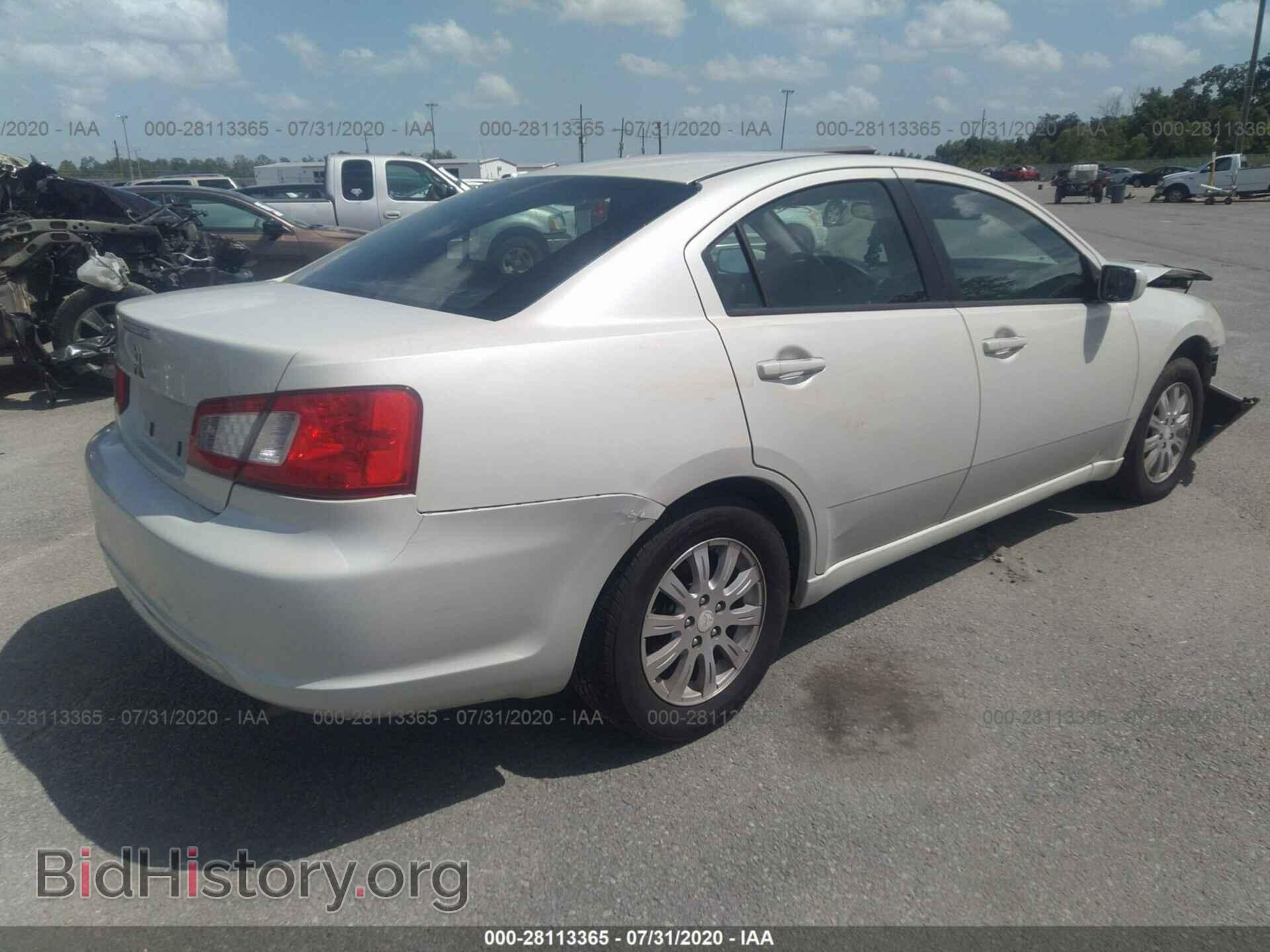 2009 MITSUBISHI GALANT - VIN: 4A3AB36F39E036211 - Фото 4