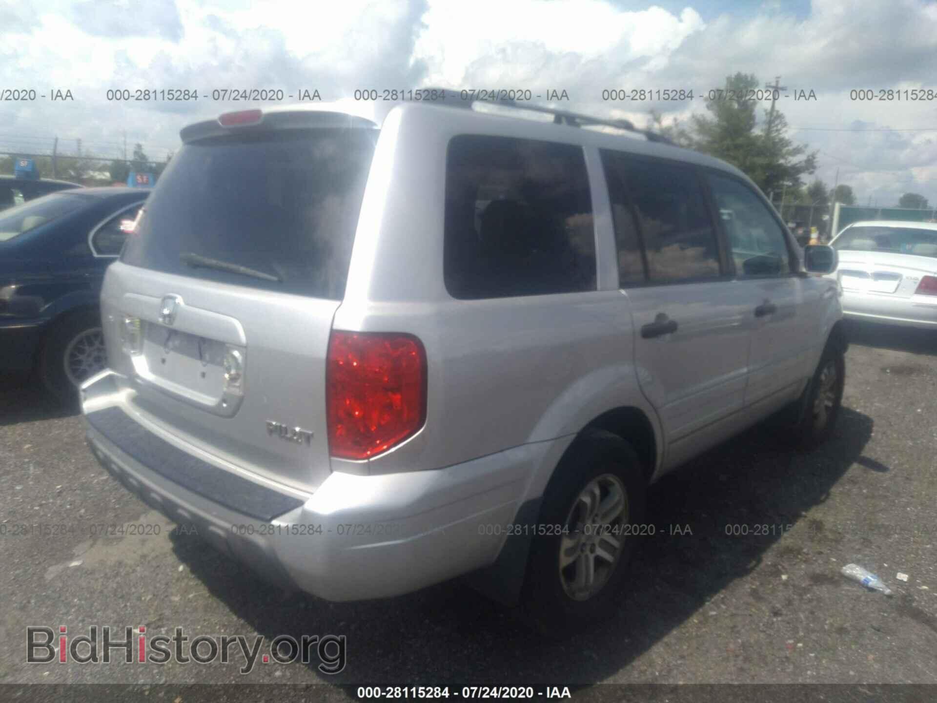 2005 HONDA PILOT - VIN: 5FNYF18535B006164 - Фото 4