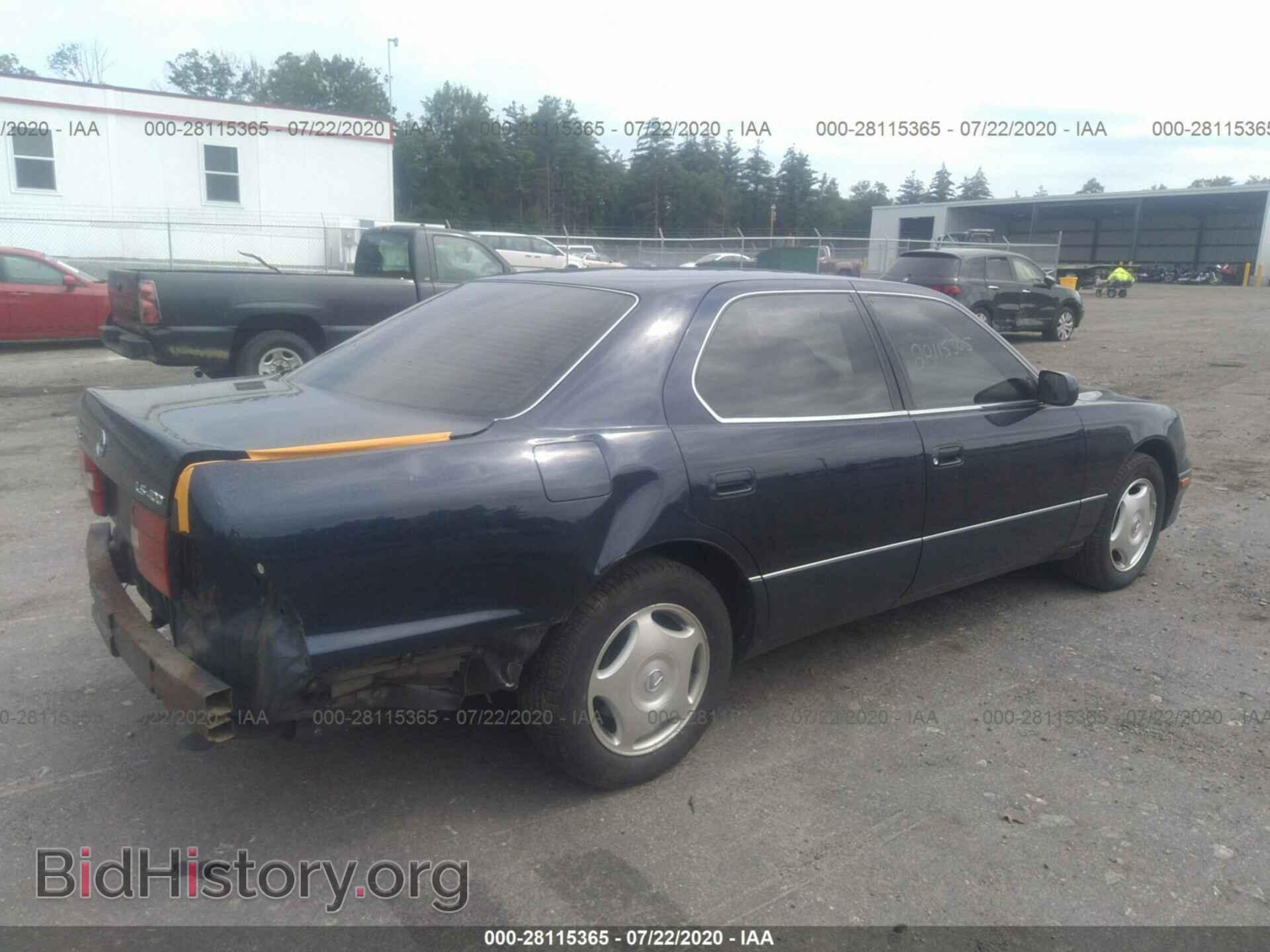 1999 LEXUS LS - VIN: JT8BH28F8X0154261 - Фото 4